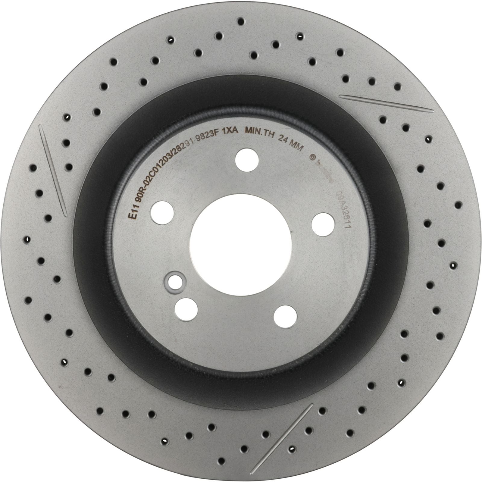 PRIME UV Coated Rear Disc Brake Rotor - 09.A326.11_05