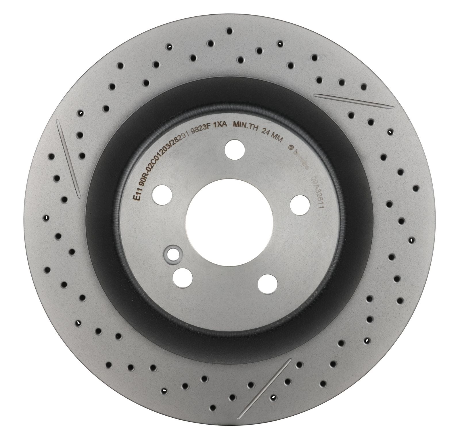PRIME UV Coated Rear Disc Brake Rotor - 09.A326.11_07