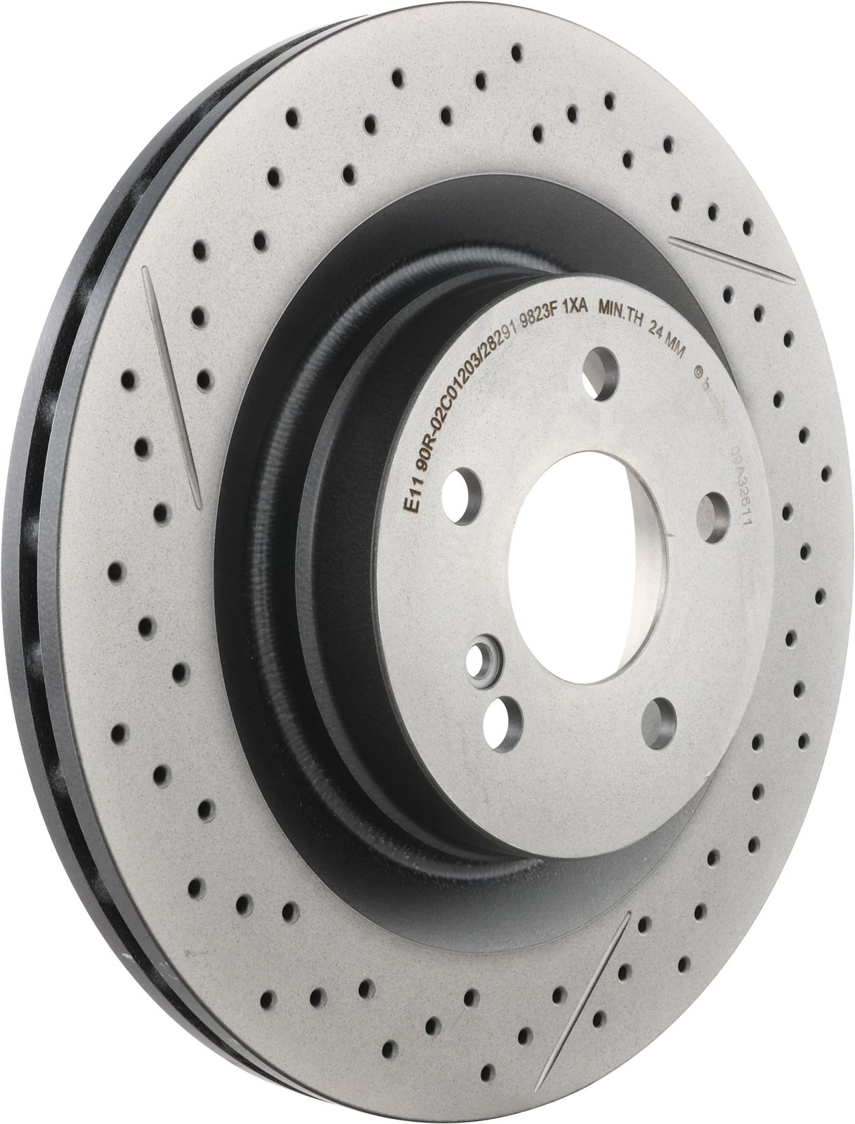 PRIME UV Coated Rear Disc Brake Rotor - 09.A326.11_01