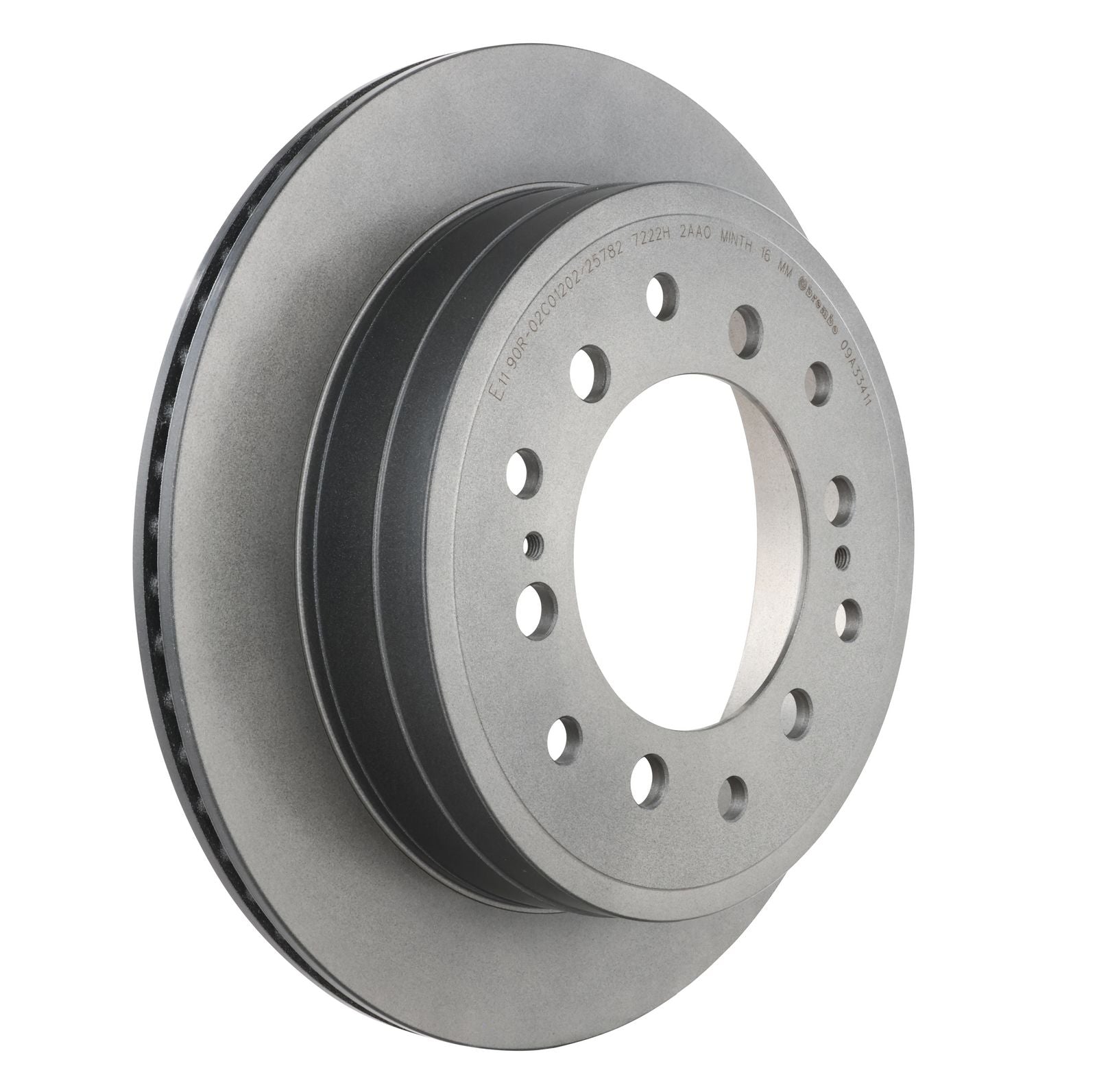 PRIME UV Coated Rear Disc Brake Rotor - 09.A334.11_28