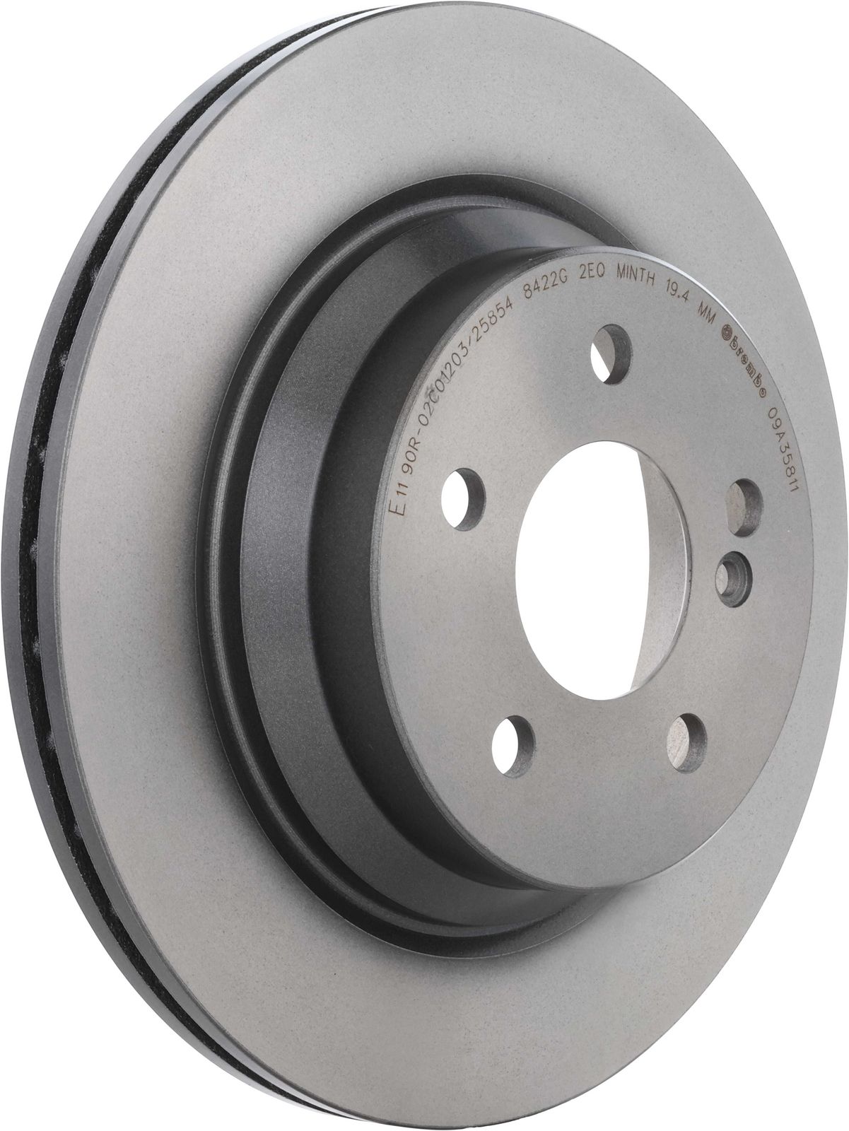 PRIME UV Coated Rear Disc Brake Rotor - 09.A358.11_01