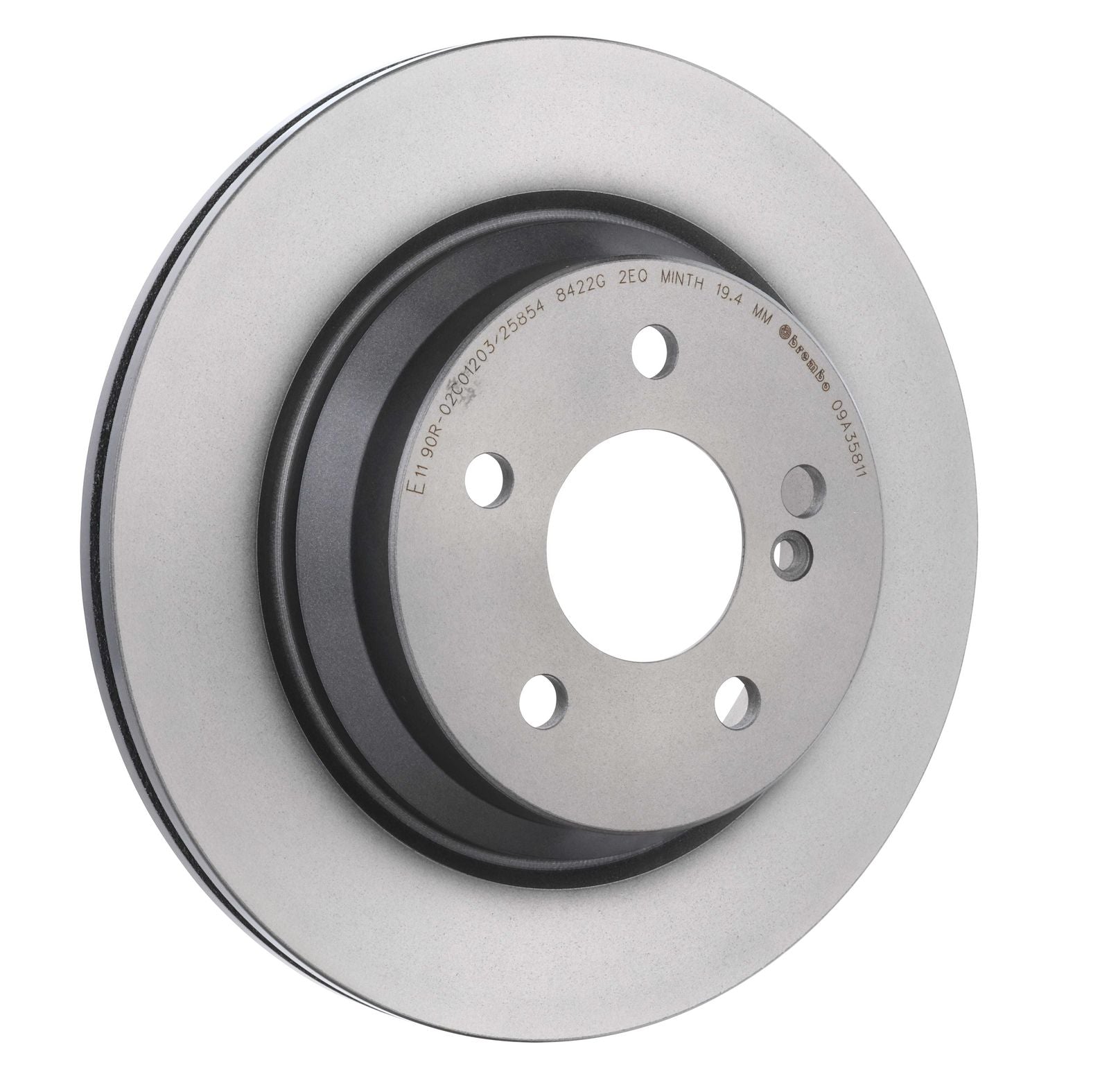 PRIME UV Coated Rear Disc Brake Rotor - 09.A358.11_23