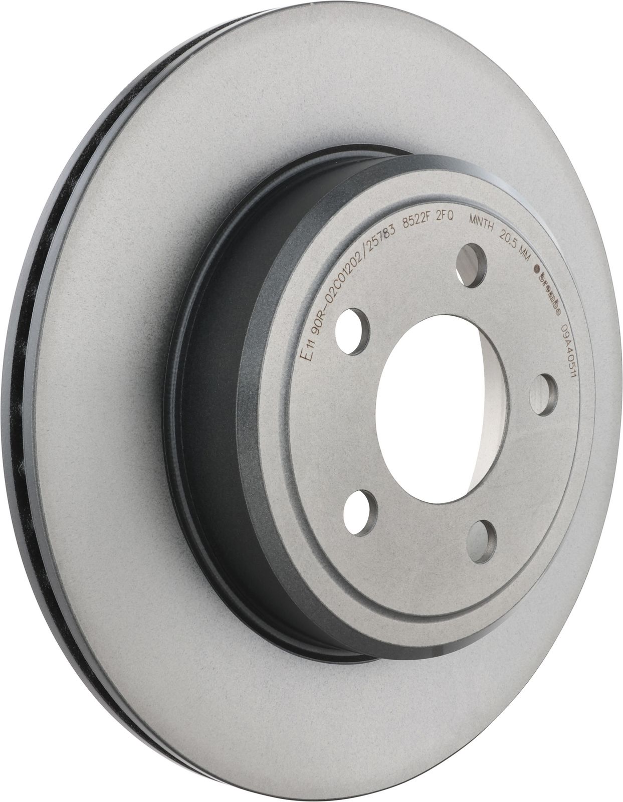 PRIME UV Coated Rear Disc Brake Rotor - 09.A405.11_01