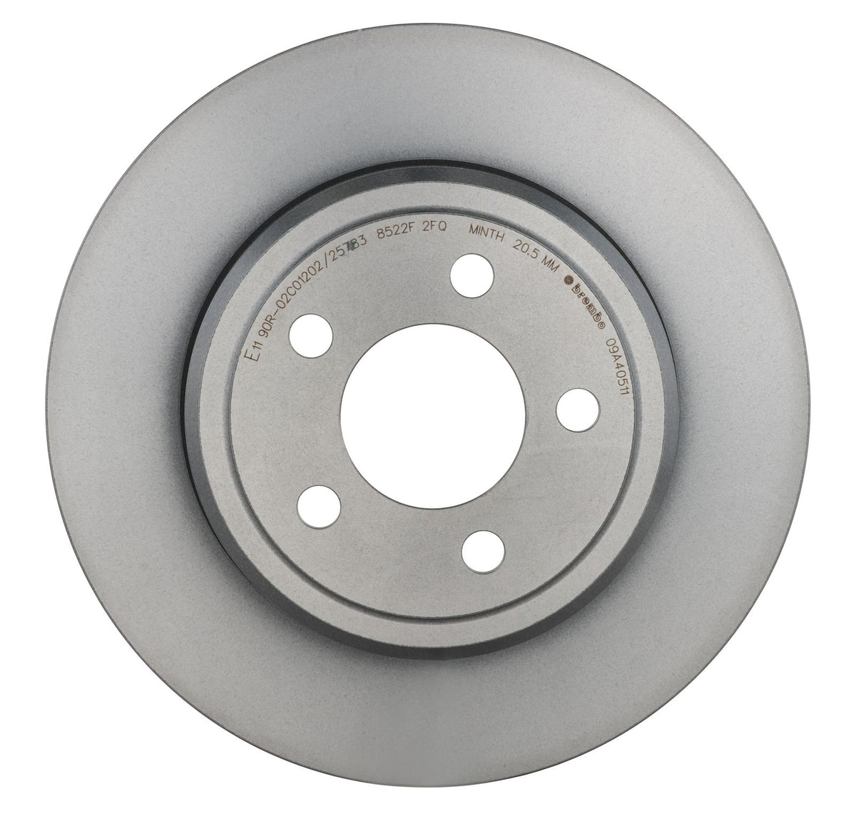 PRIME UV Coated Rear Disc Brake Rotor - 09.A405.11_02