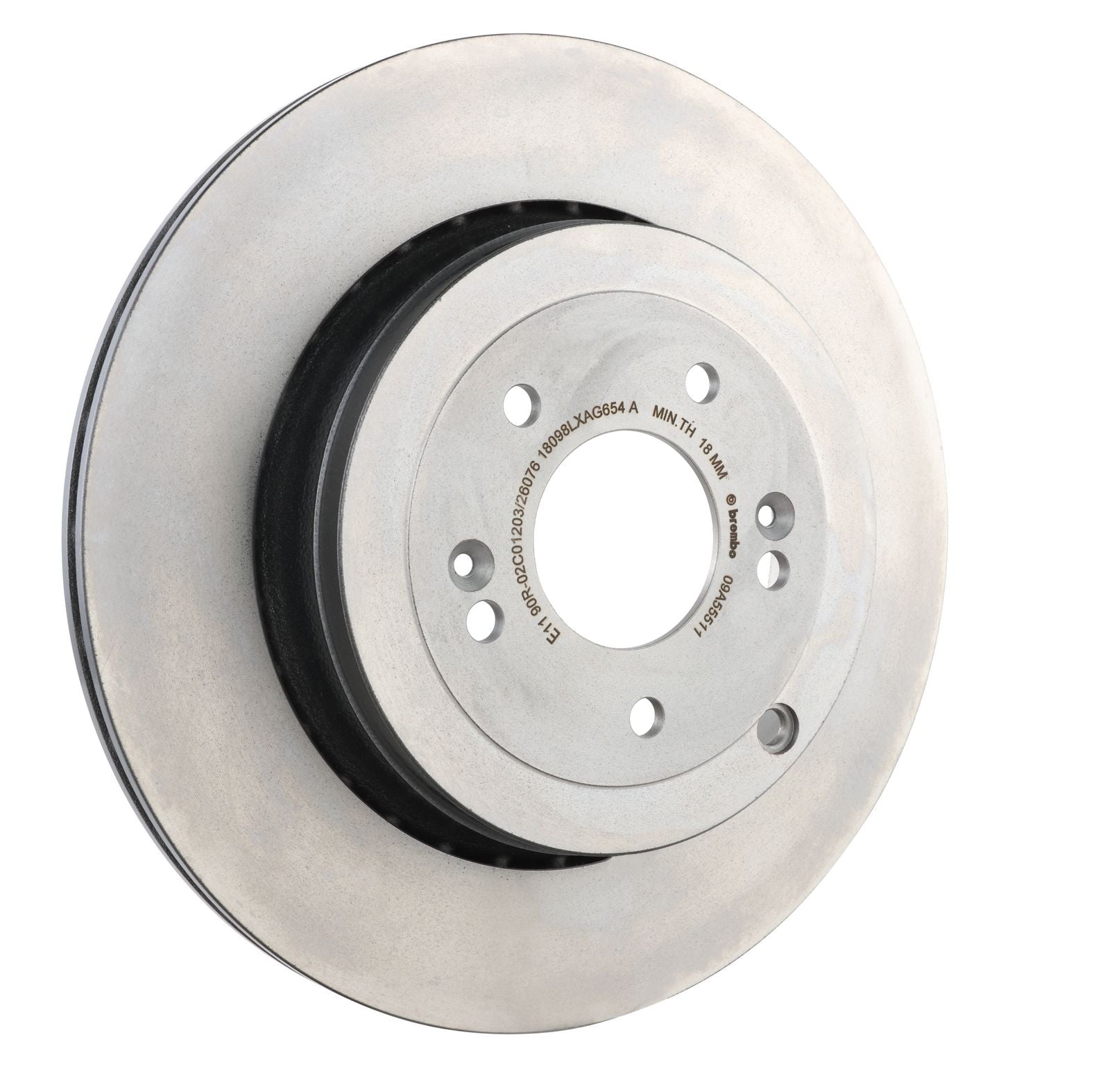 PRIME UV Coated Rear Disc Brake Rotor - 09.A555.11_28
