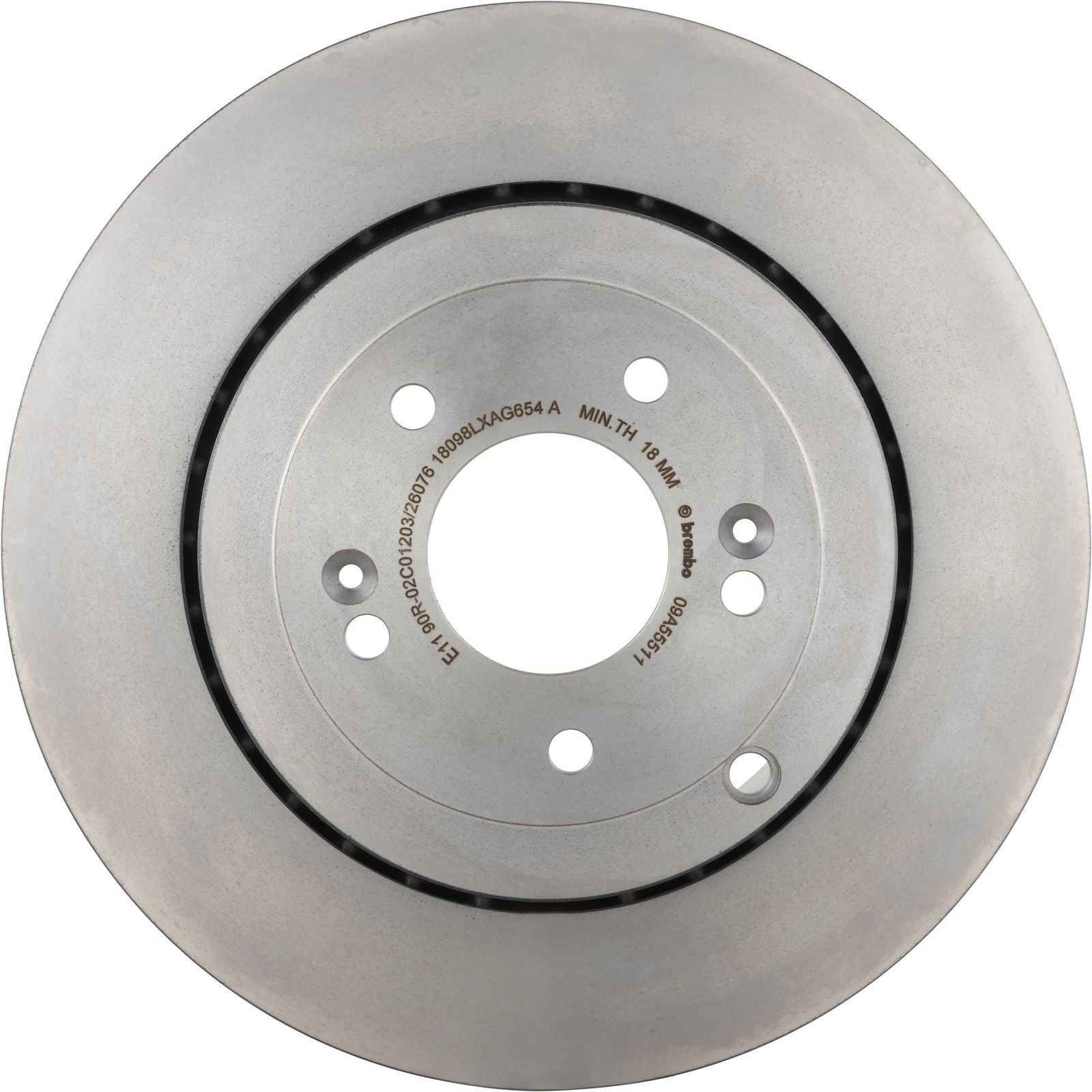 PRIME UV Coated Rear Disc Brake Rotor - 09.A555.11_03
