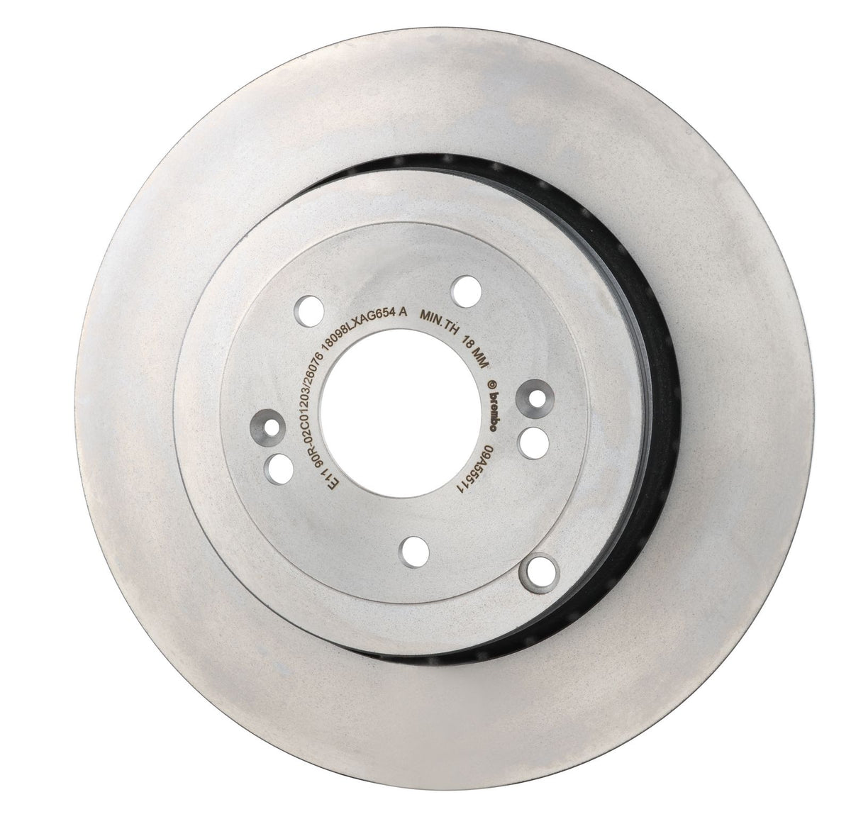 PRIME UV Coated Rear Disc Brake Rotor - 09.A555.11_07