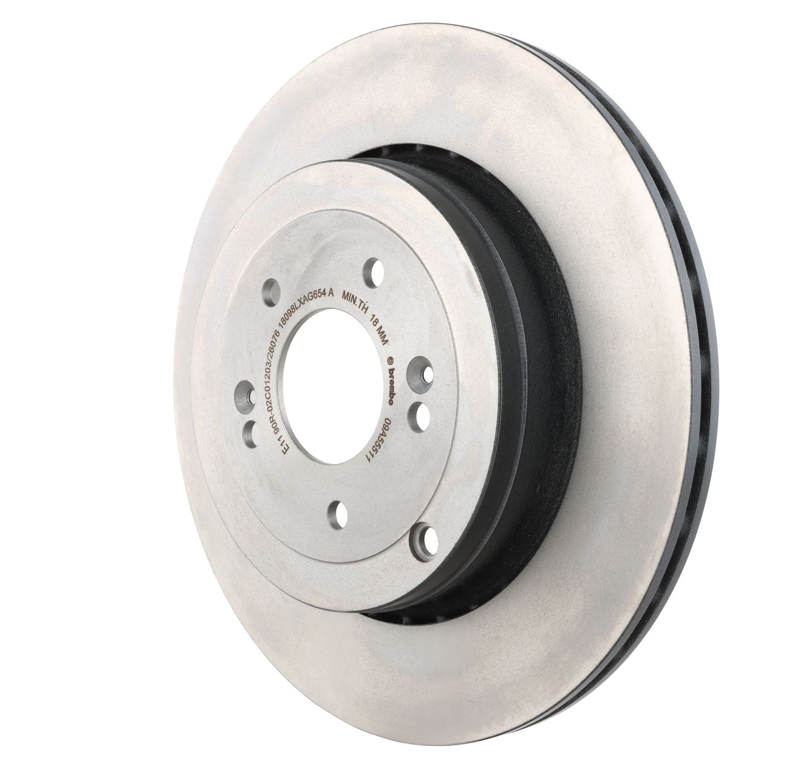 PRIME UV Coated Rear Disc Brake Rotor - 09.A555.11_09