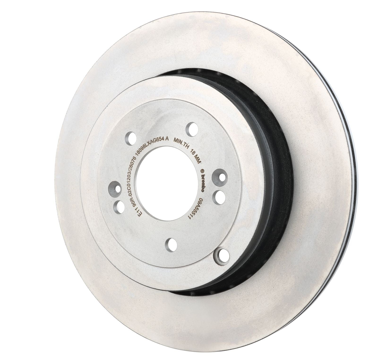 PRIME UV Coated Rear Disc Brake Rotor - 09.A555.11_08