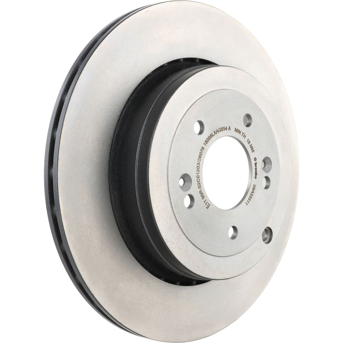 PRIME UV Coated Rear Disc Brake Rotor - 09.A555.11_05
