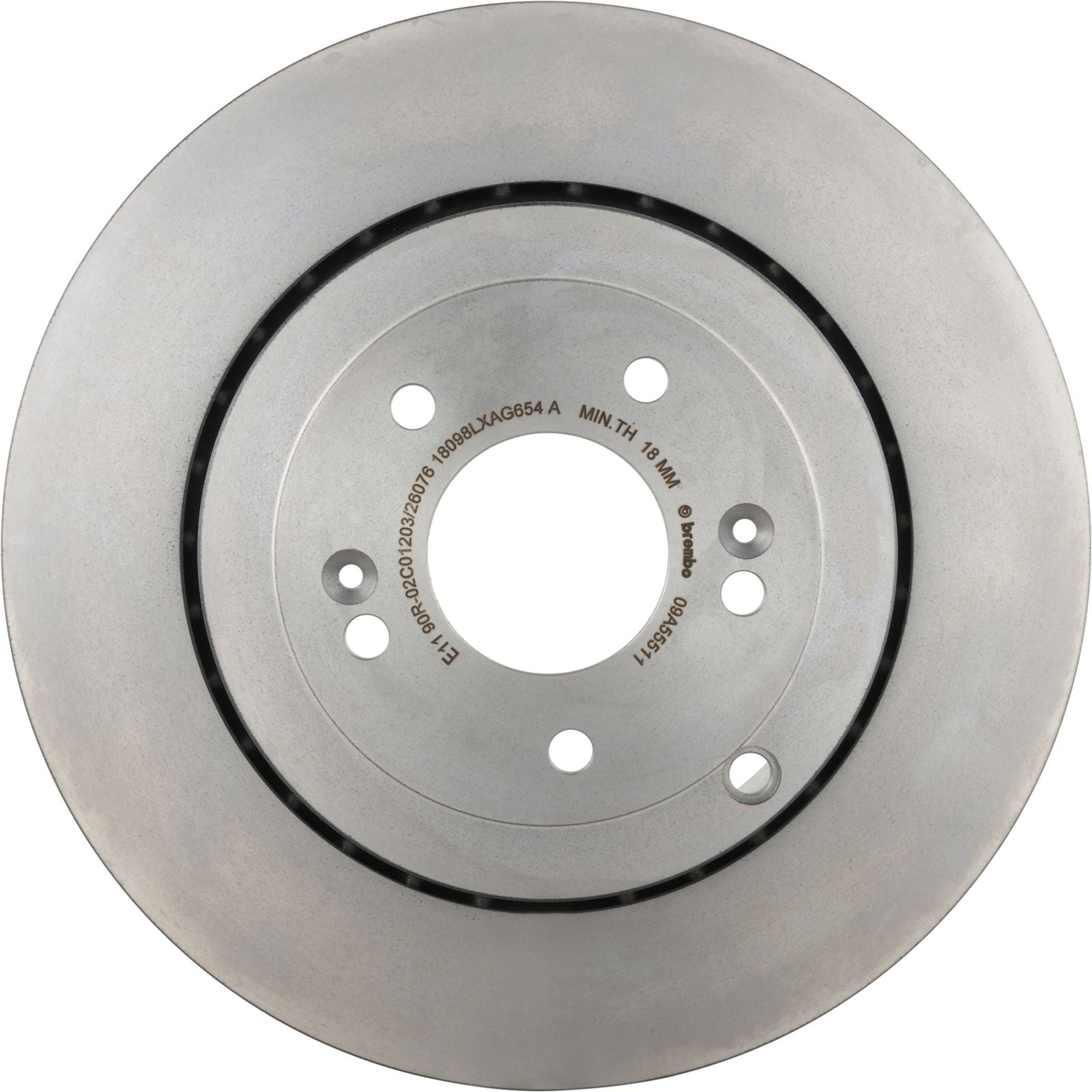 PRIME UV Coated Rear Disc Brake Rotor - 09.A555.11_03
