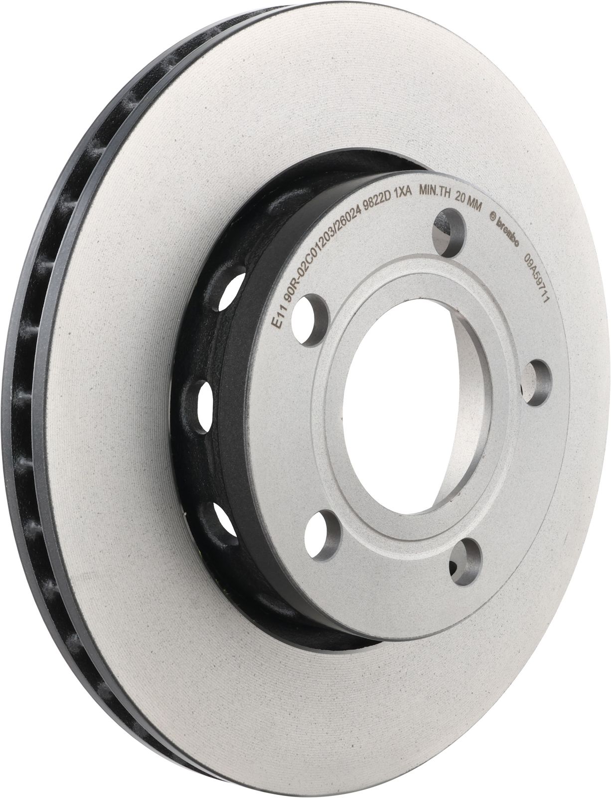 PRIME UV Coated Rear Disc Brake Rotor - 09.A597.11_01