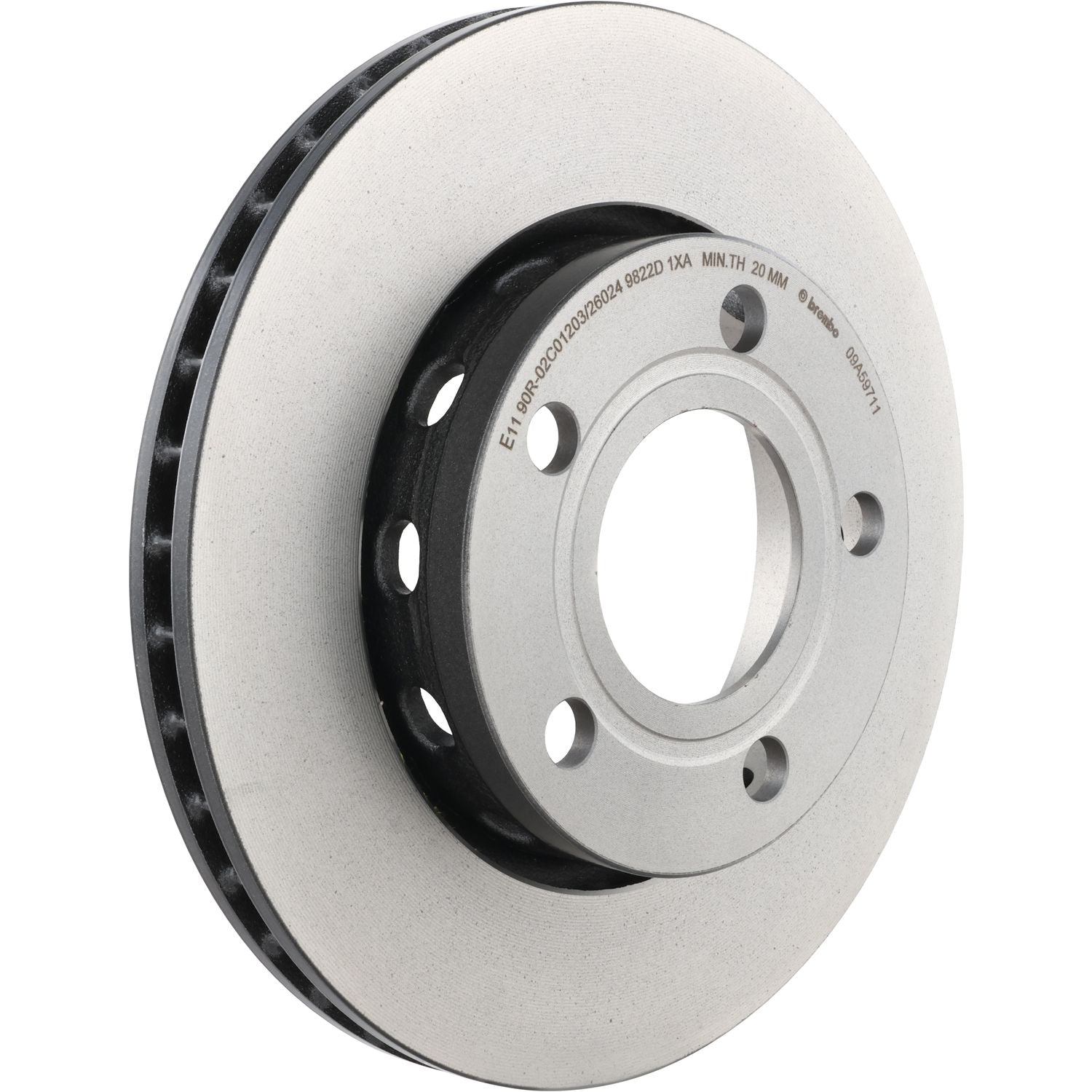 PRIME UV Coated Rear Disc Brake Rotor - 09.A597.11_01