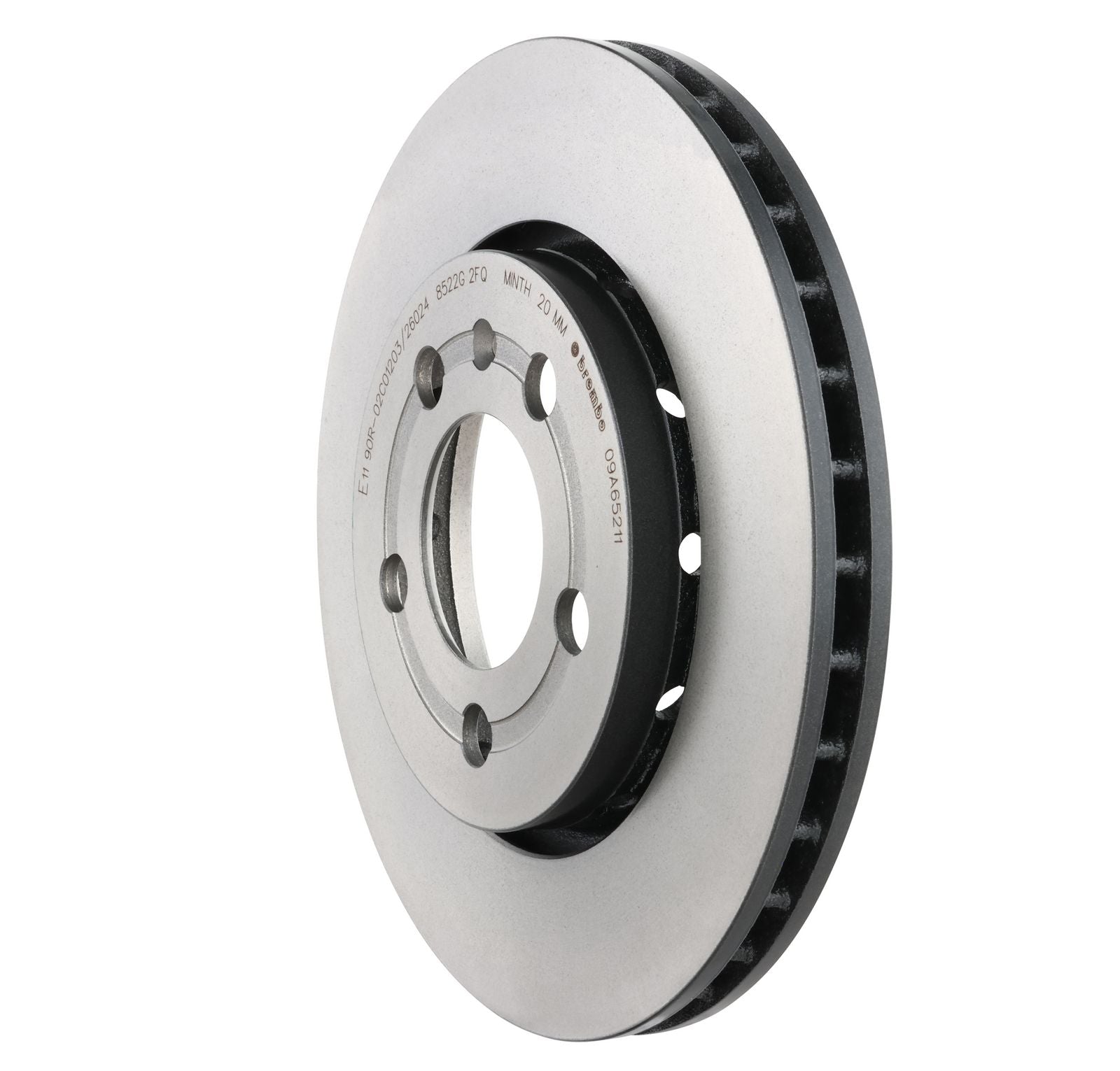 PRIME UV Coated Rear Disc Brake Rotor - 09.A652.11_11