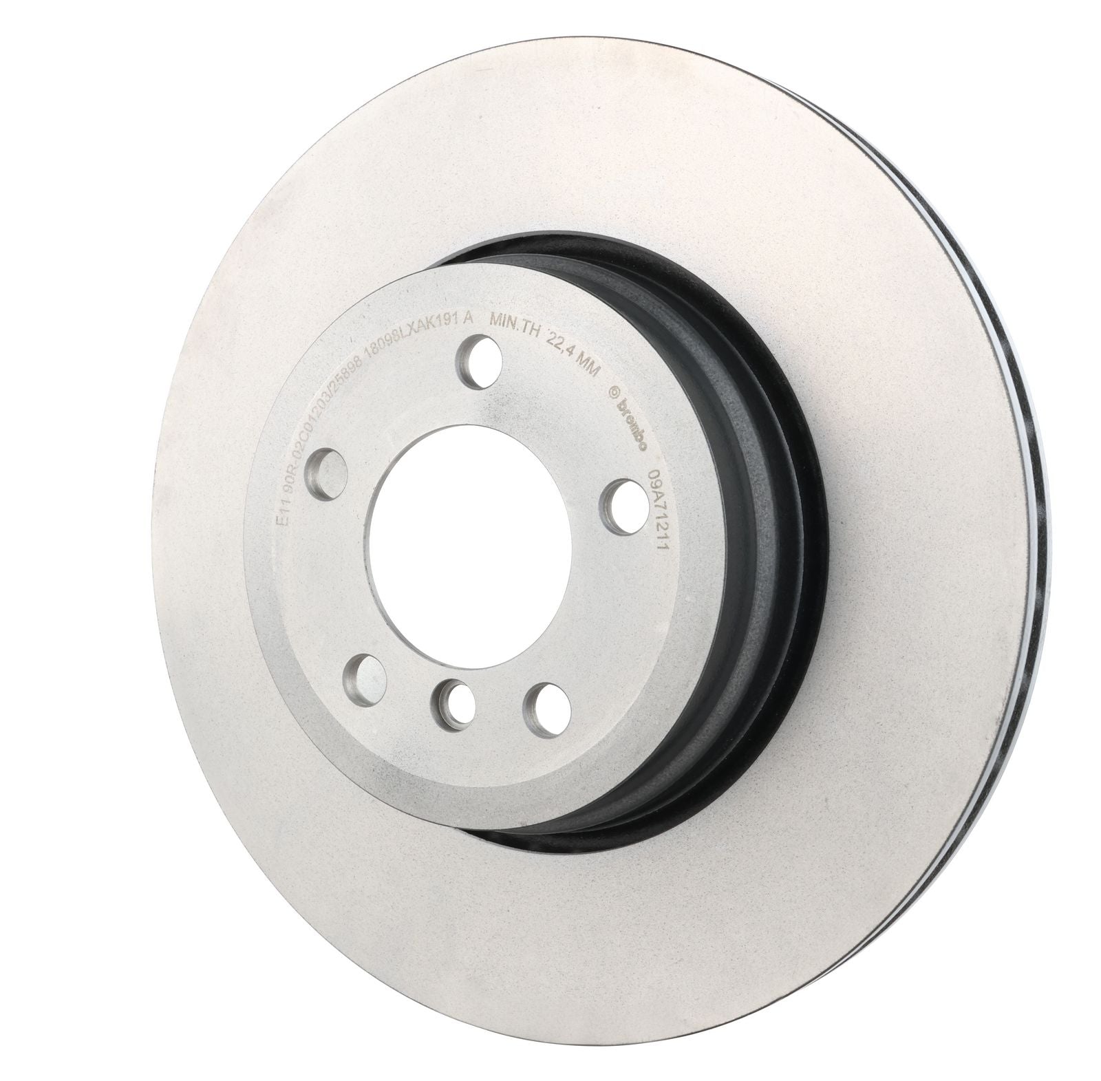 PRIME UV Coated Rear Disc Brake Rotor - 09.A712.11_09
