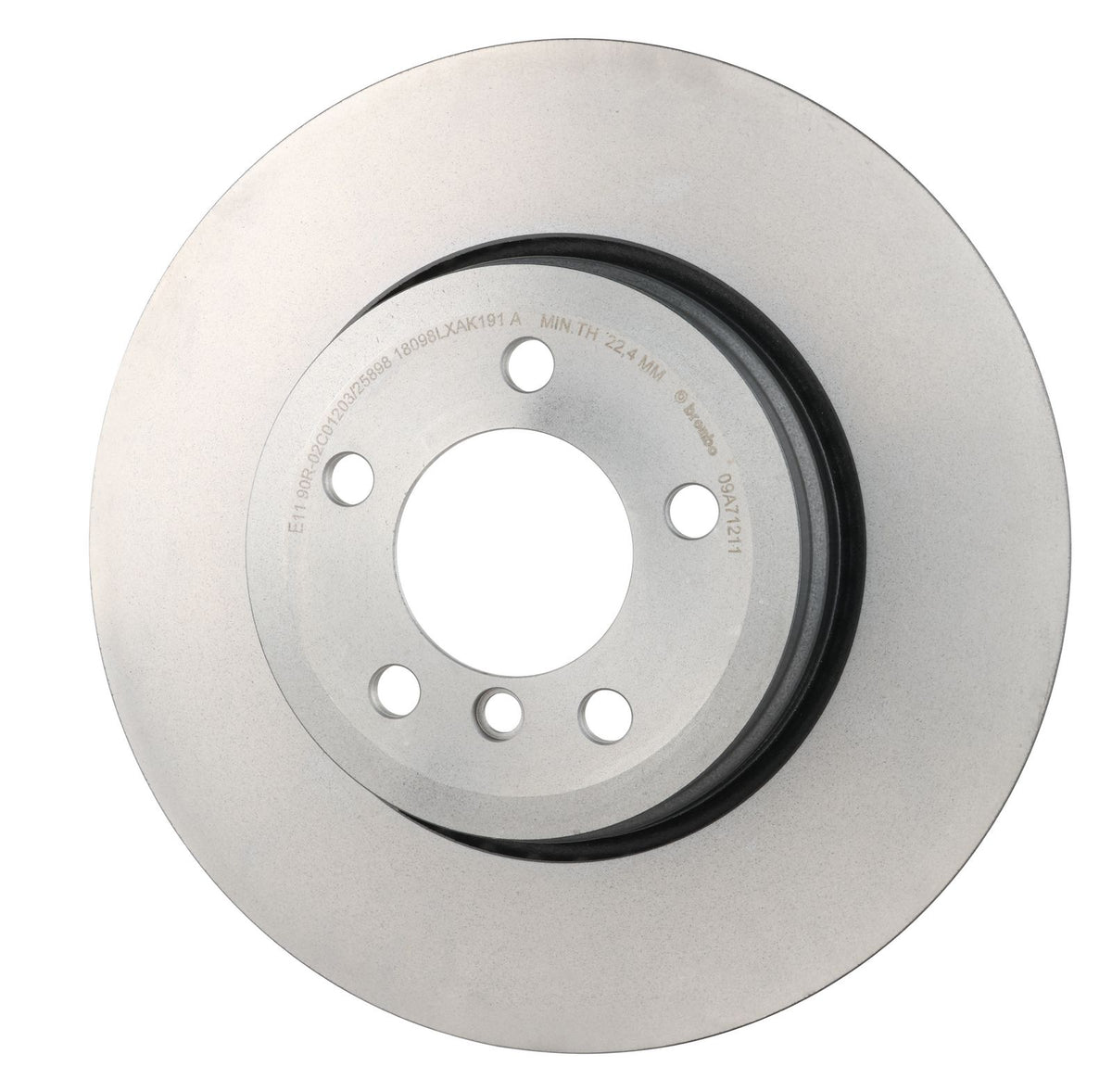 PRIME UV Coated Rear Disc Brake Rotor - 09.A712.11_08