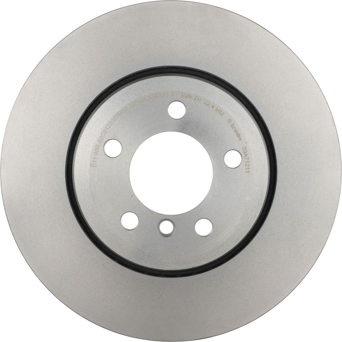 PRIME UV Coated Rear Disc Brake Rotor - 09.A712.11_01
