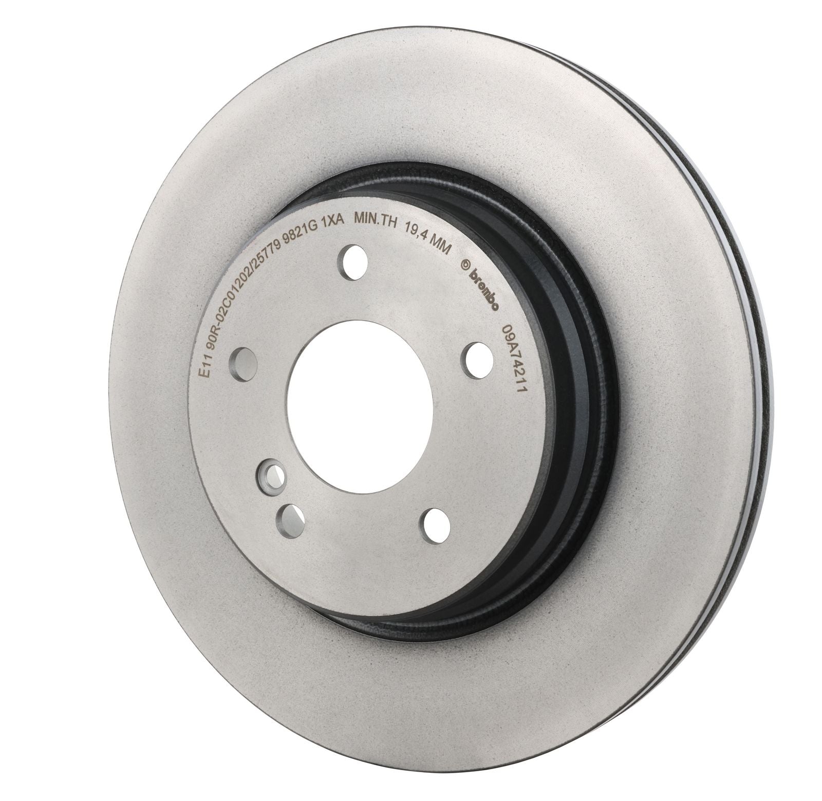PRIME UV Coated Rear Disc Brake Rotor - 09.A742.11_09