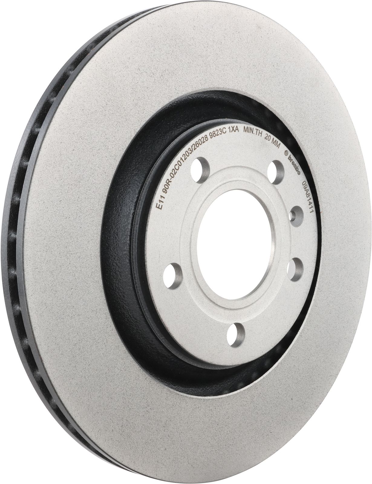PRIME UV Coated Rear Disc Brake Rotor - 09.A814.11_01