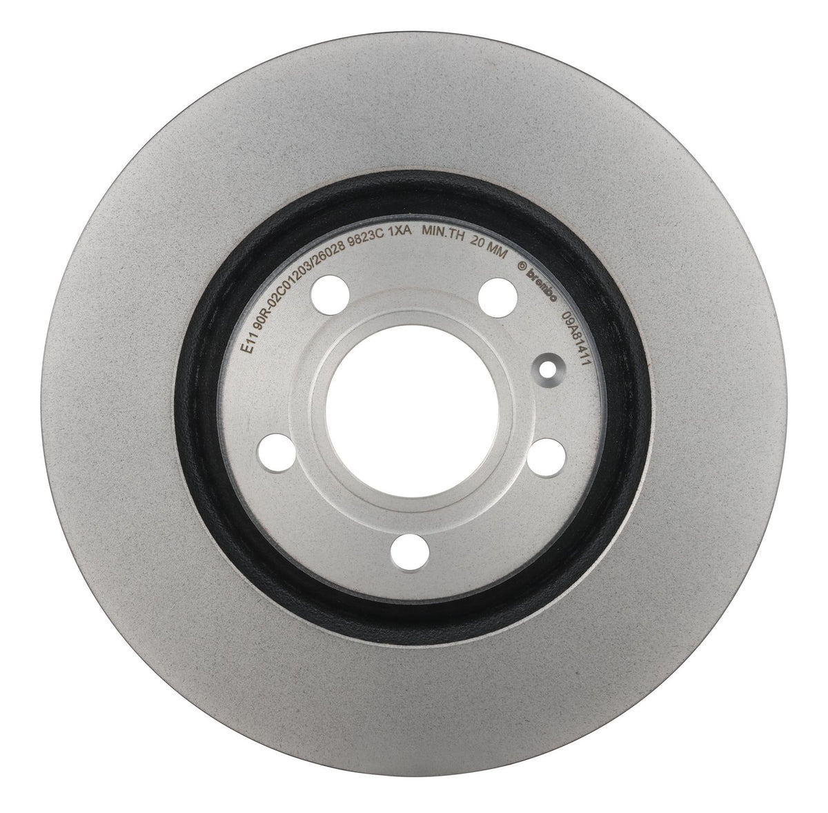 PRIME UV Coated Rear Disc Brake Rotor - 09.A814.11_01