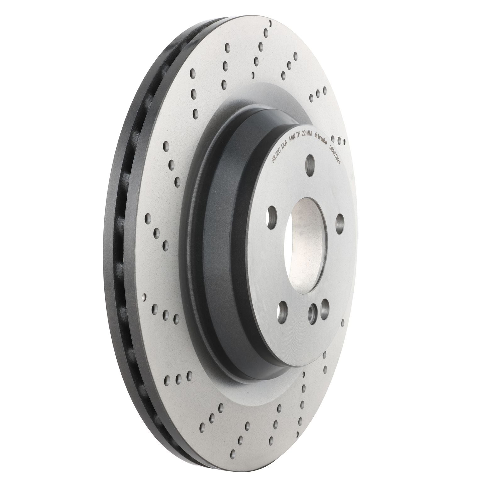 PRIME UV Coated Rear Disc Brake Rotor - 09.A818.21_22