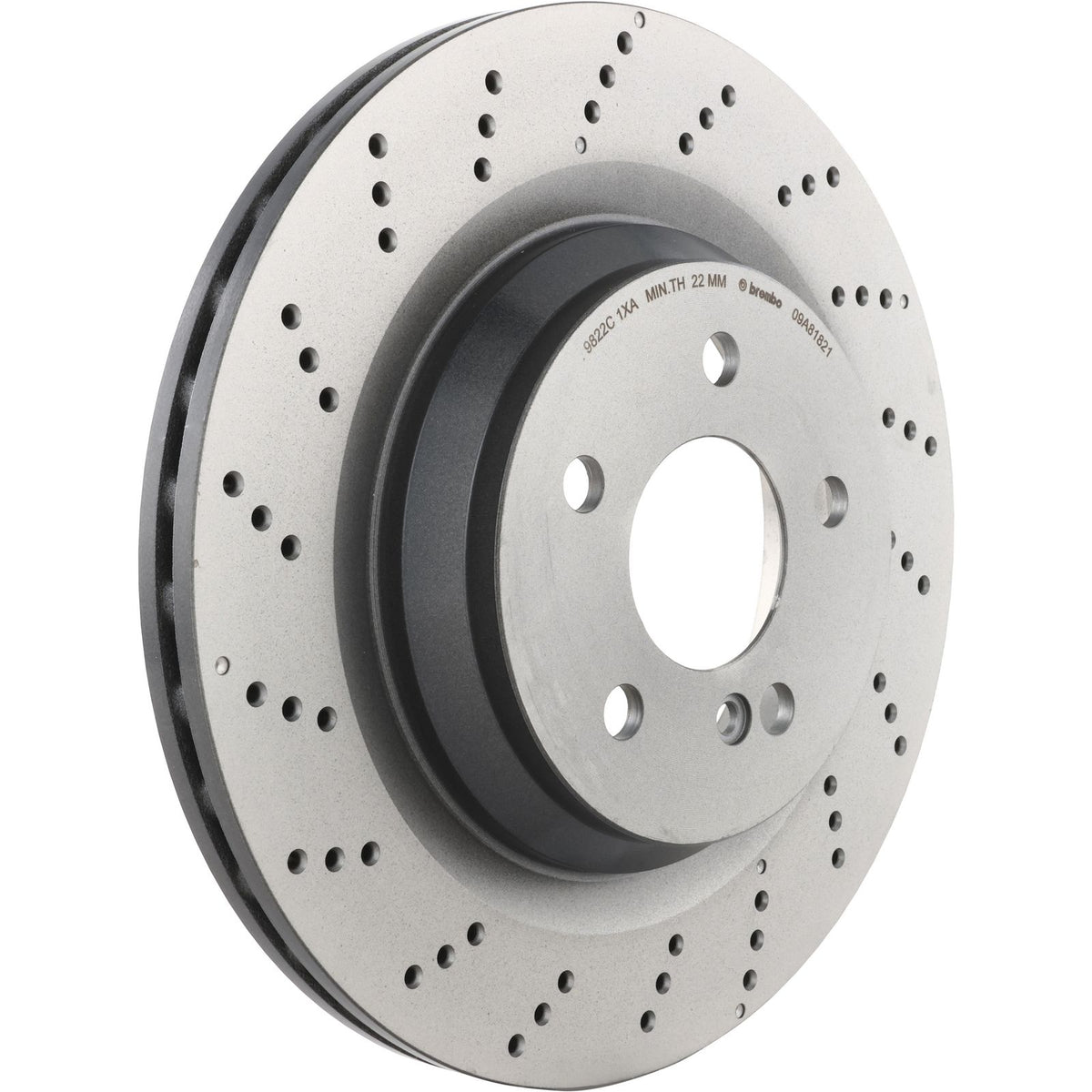 PRIME UV Coated Rear Disc Brake Rotor - 09.A818.21_26