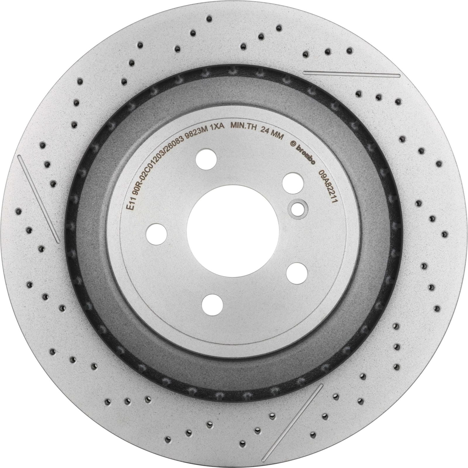 PRIME UV Coated Rear Disc Brake Rotor - 09.A822.11_03
