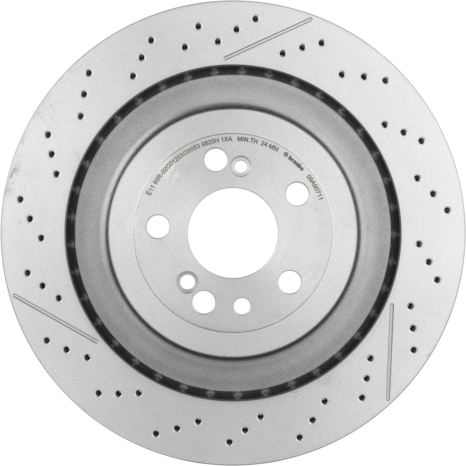 PRIME UV Coated Rear Disc Brake Rotor - 09.A907.11_03