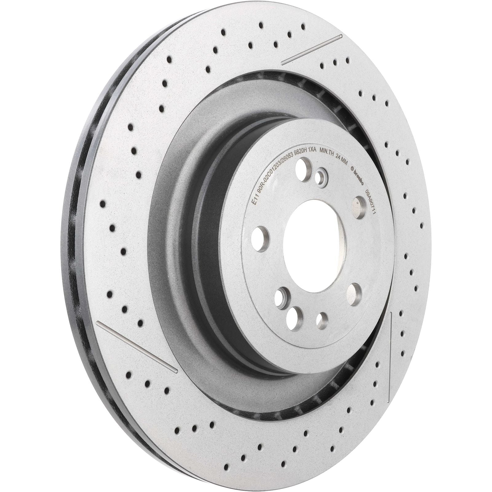 PRIME UV Coated Rear Disc Brake Rotor - 09.A907.11_01
