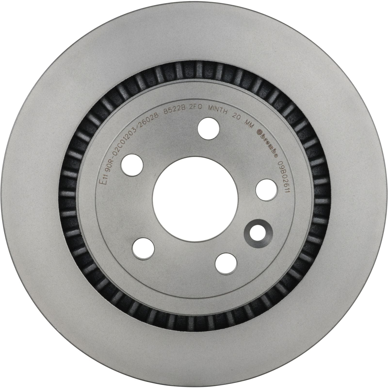PRIME UV Coated Rear Disc Brake Rotor - 09.B026.11_06