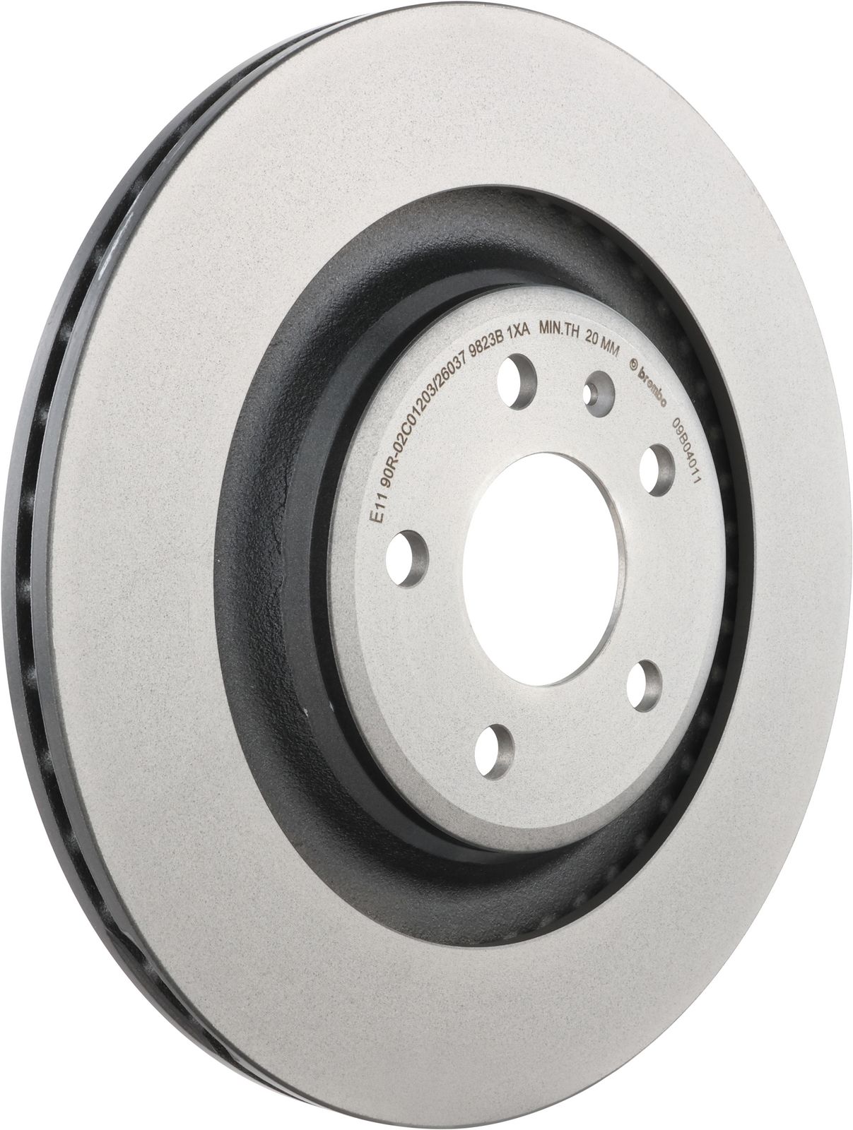 PRIME UV Coated Rear Disc Brake Rotor - 09.B040.11_01