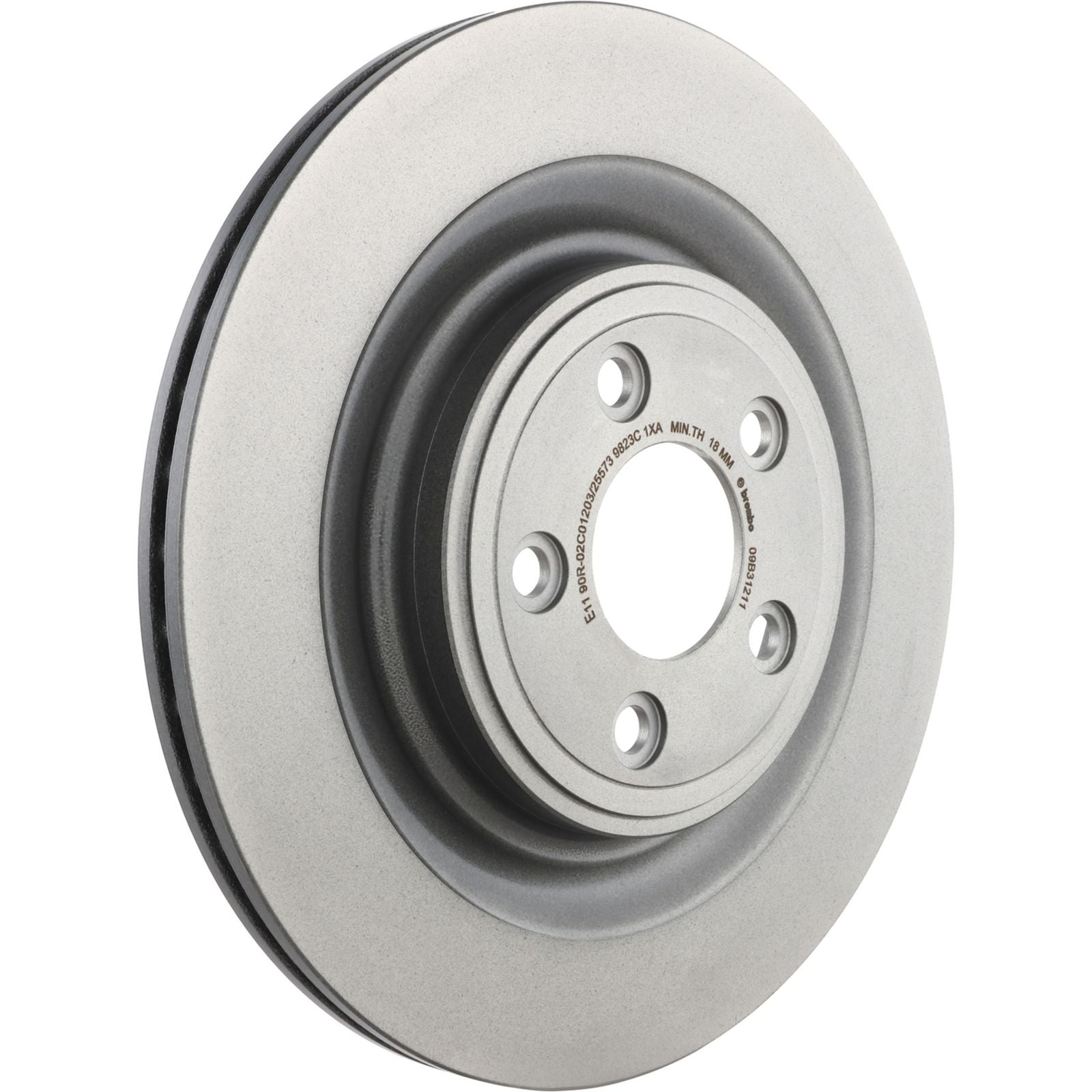 PRIME UV Coated Rear Disc Brake Rotor - 09.B312.11_01