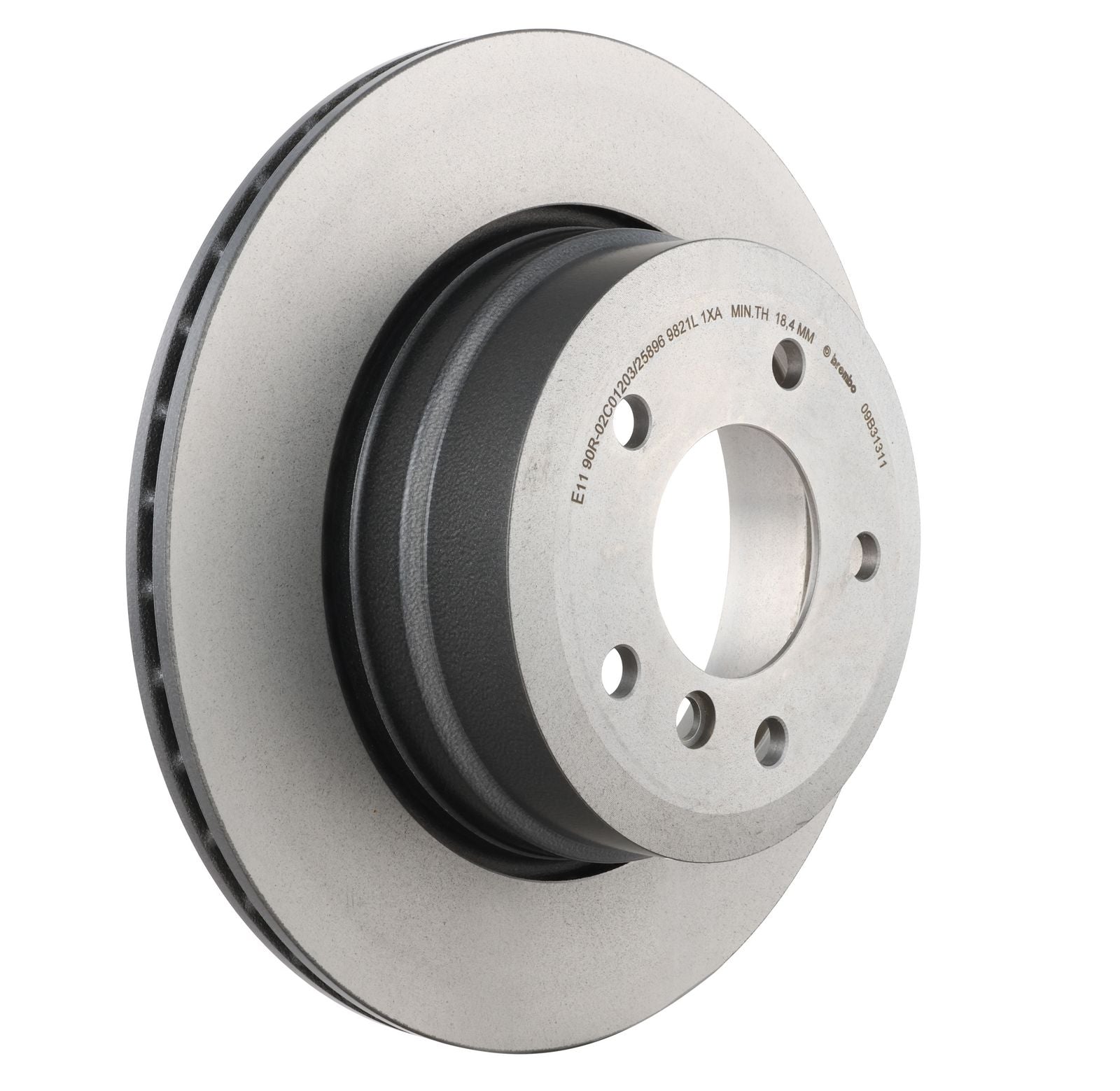 PRIME UV Coated Rear Disc Brake Rotor - 09.B313.11_23