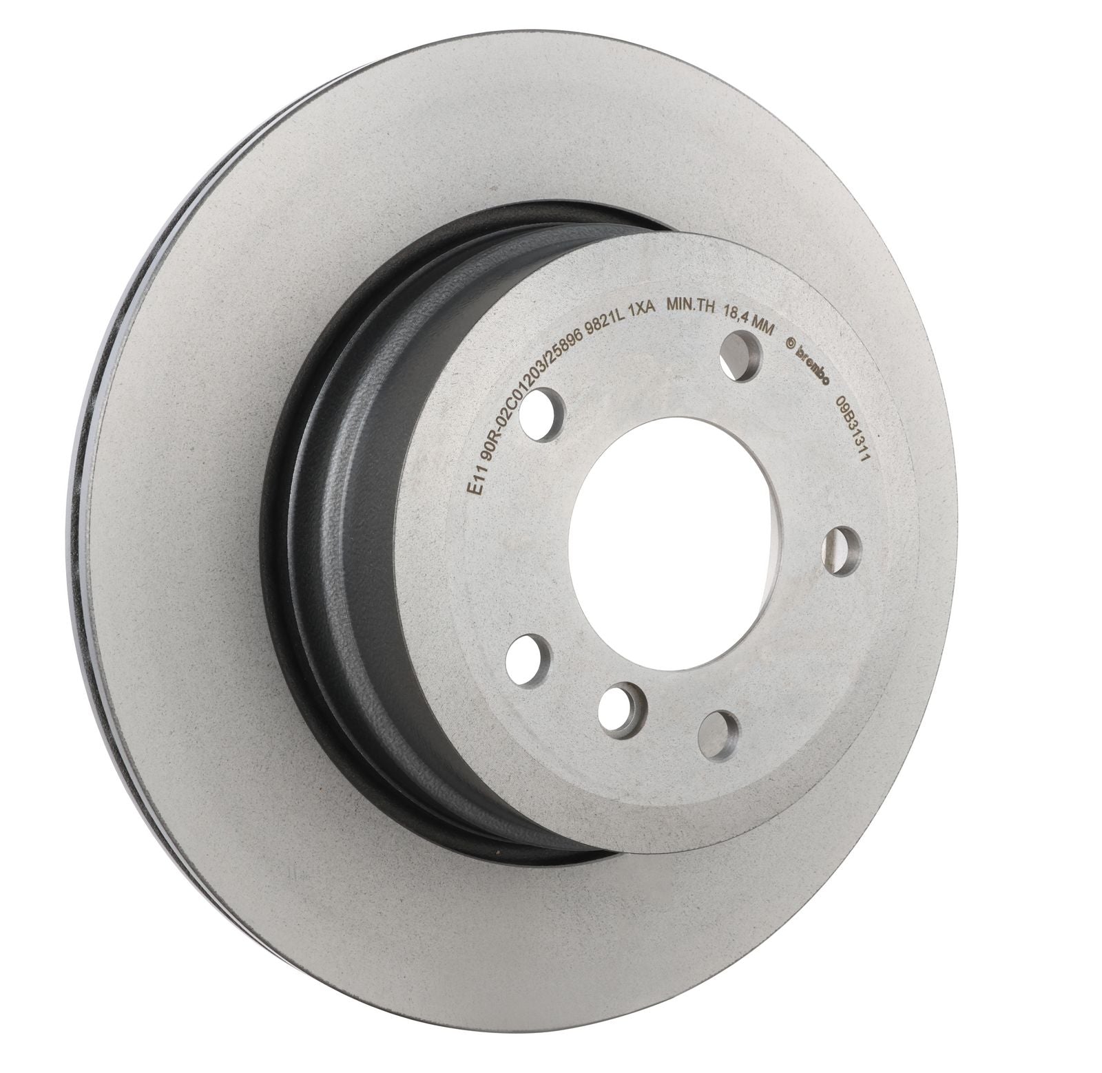 PRIME UV Coated Rear Disc Brake Rotor - 09.B313.11_24