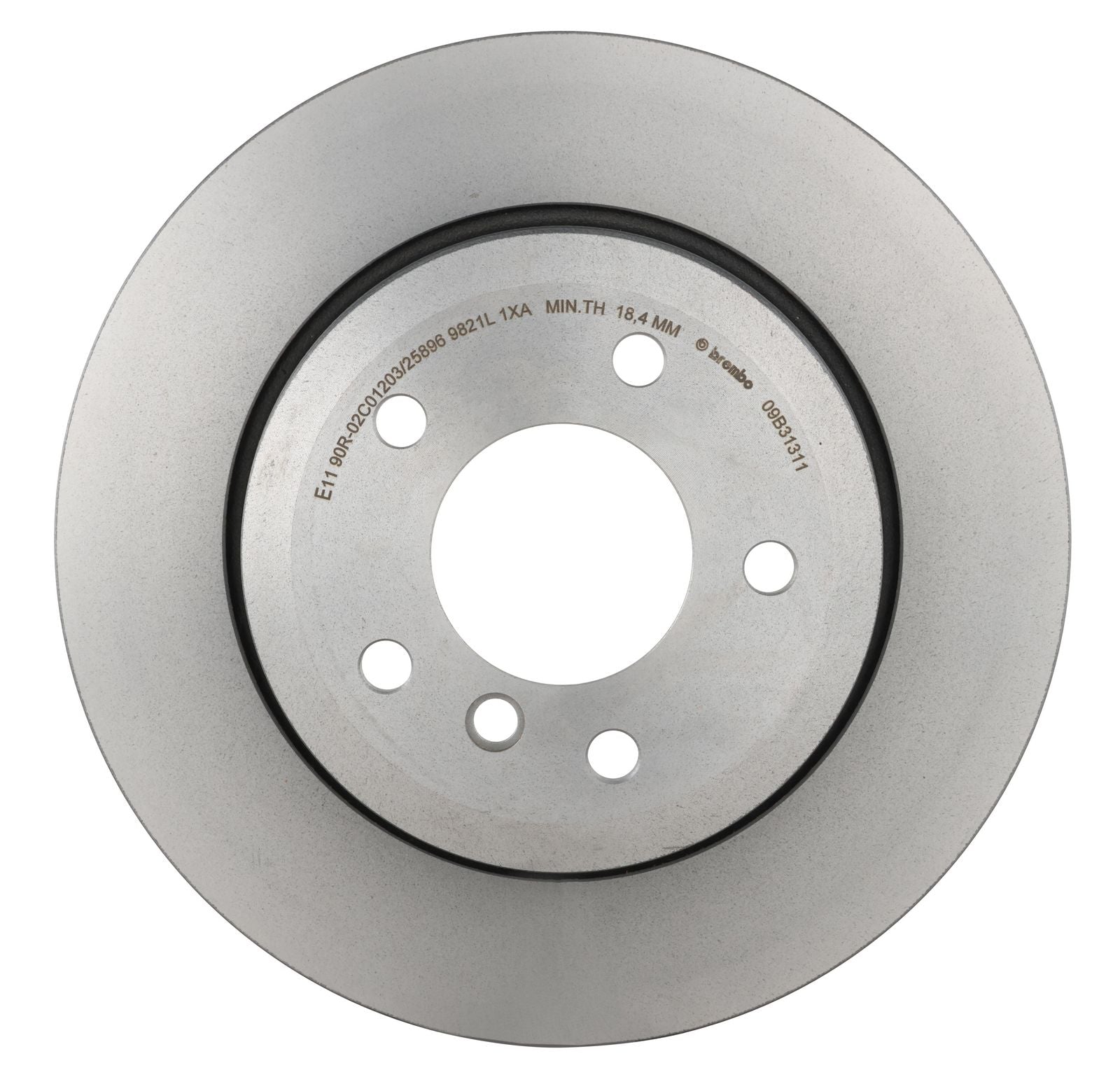 PRIME UV Coated Rear Disc Brake Rotor - 09.B313.11_02