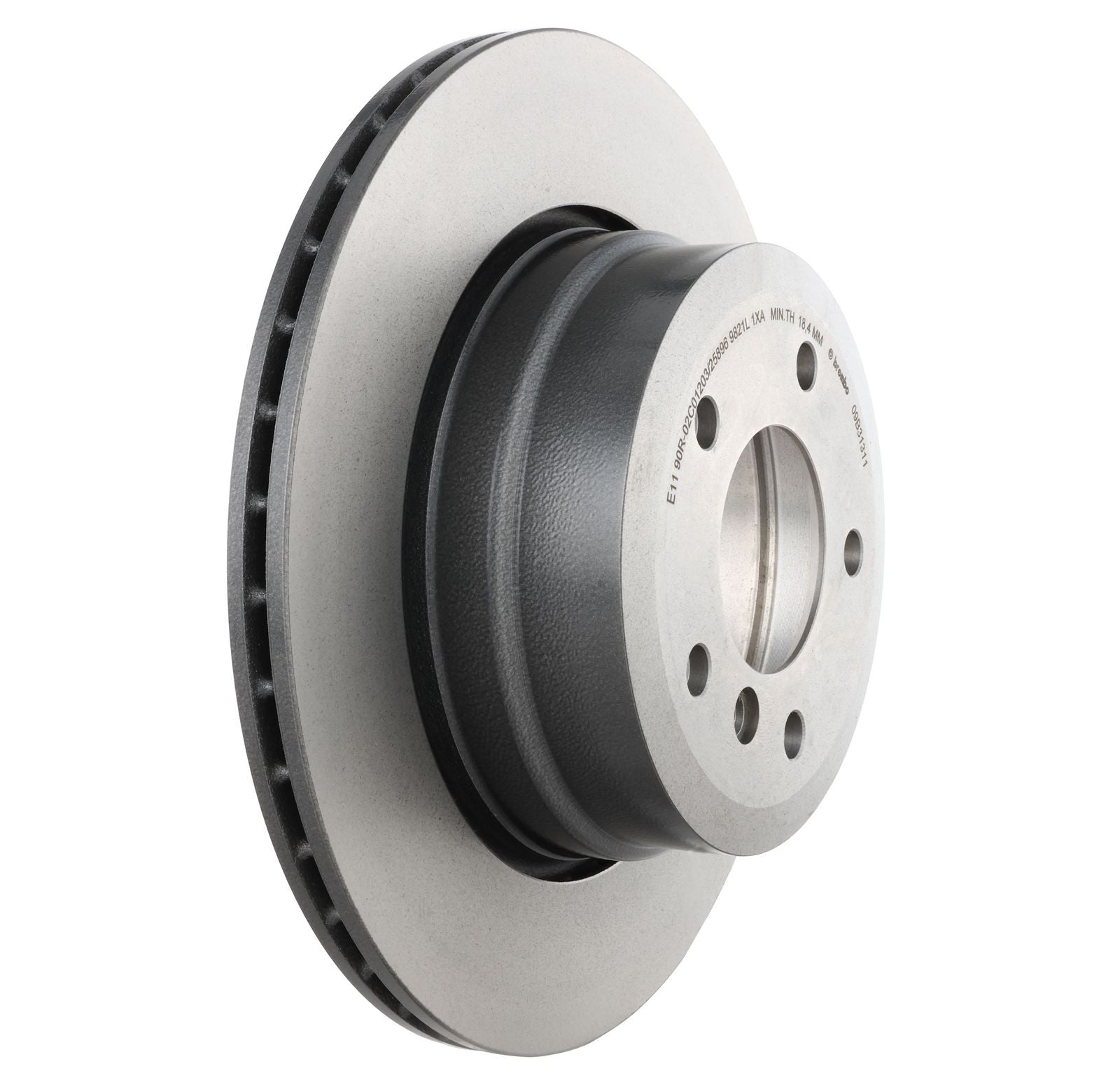 PRIME UV Coated Rear Disc Brake Rotor - 09.B313.11_22