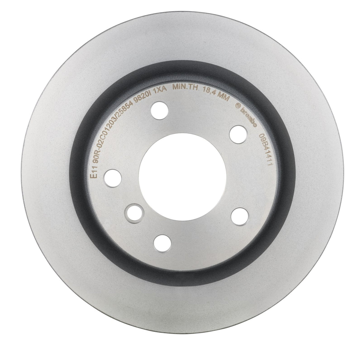 PRIME UV Coated Rear Disc Brake Rotor - 09.B414.11_02