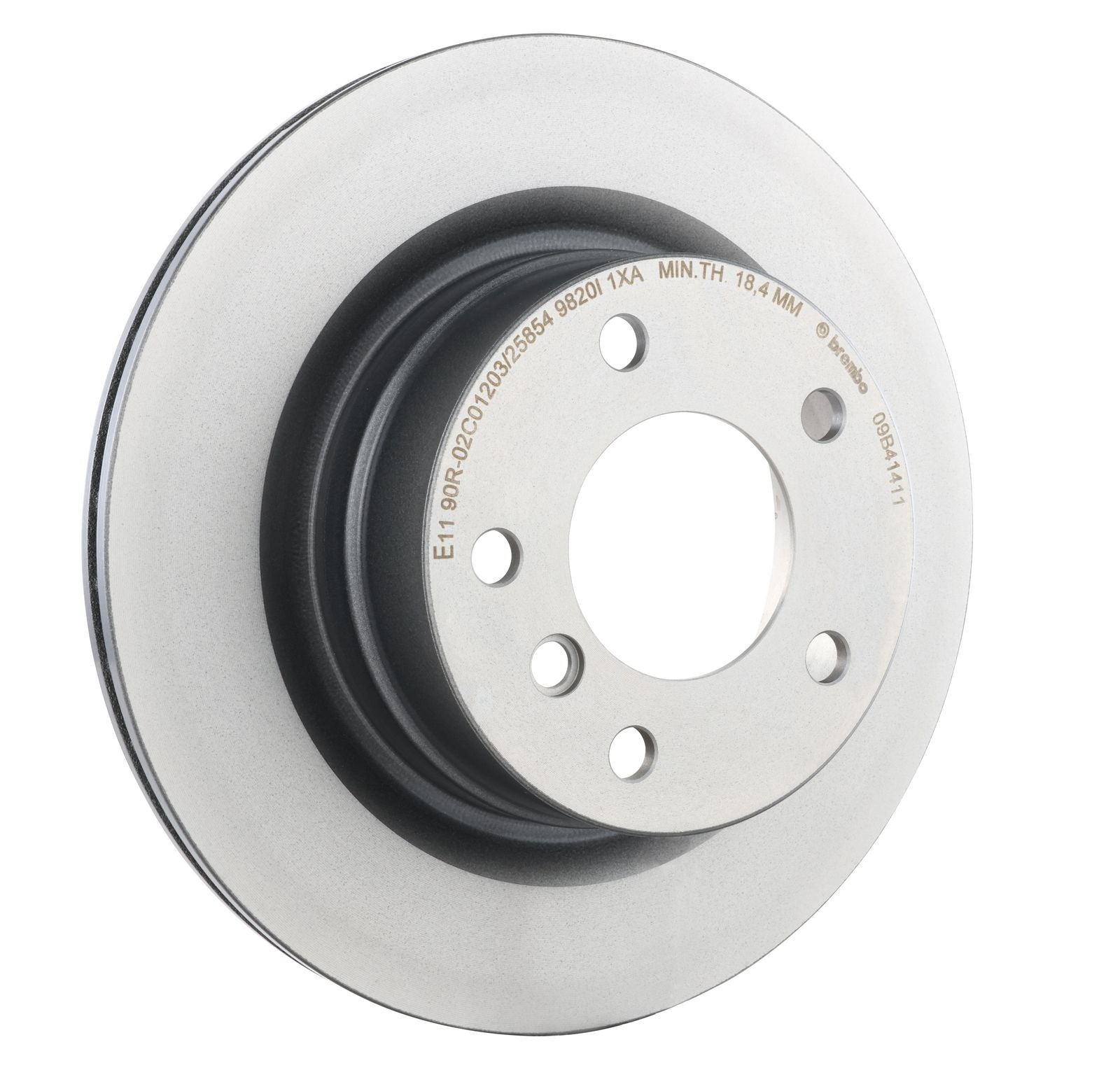 PRIME UV Coated Rear Disc Brake Rotor - 09.B414.11_24