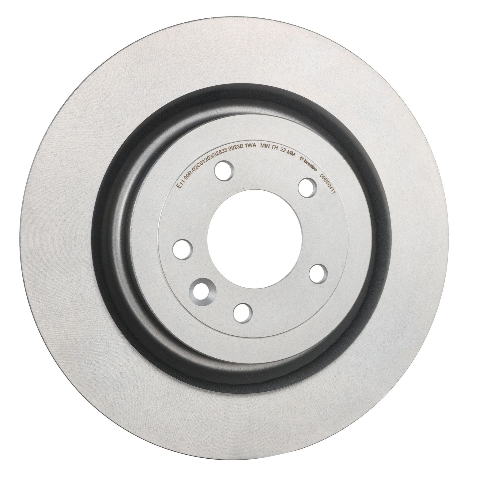 PRIME UV Coated Rear Disc Brake Rotor - 09.B504.11_25