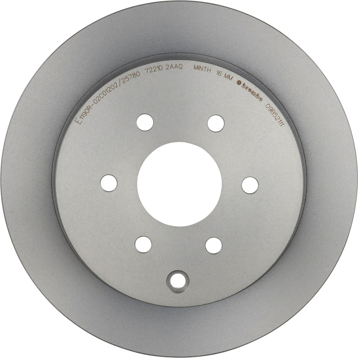 PRIME UV Coated Rear Disc Brake Rotor - 09.B521.11_04
