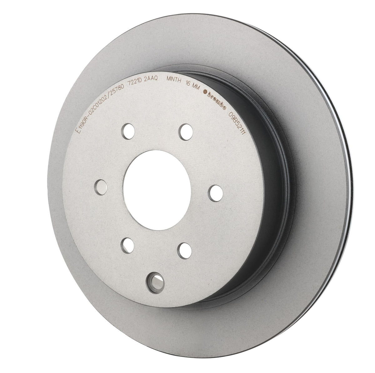 PRIME UV Coated Rear Disc Brake Rotor - 09.B521.11_09