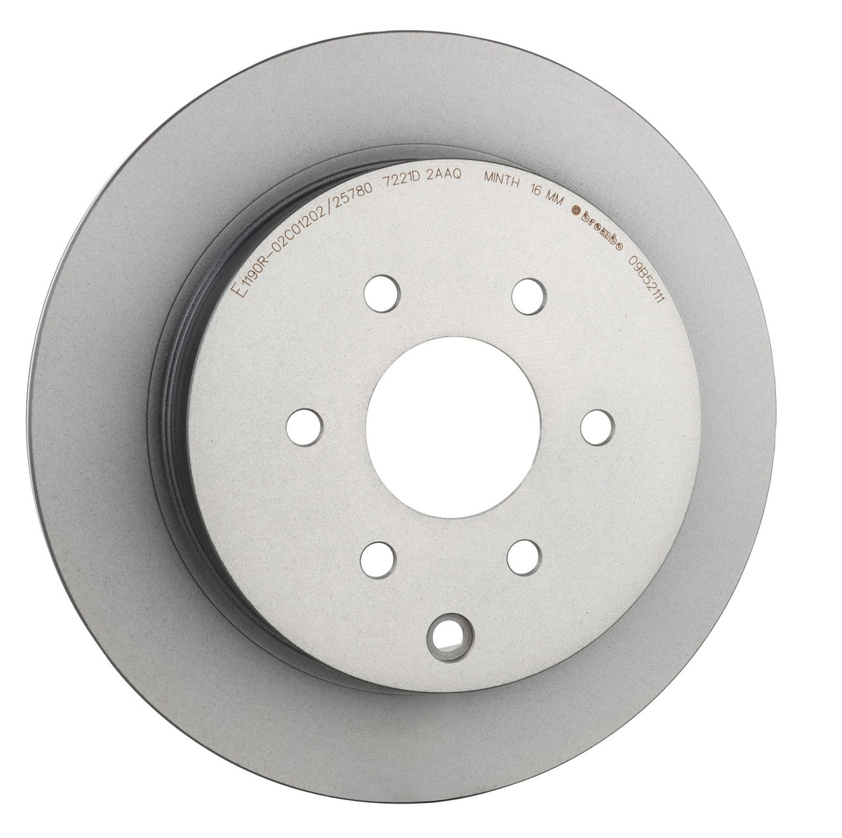 PRIME UV Coated Rear Disc Brake Rotor - 09.B521.11_30
