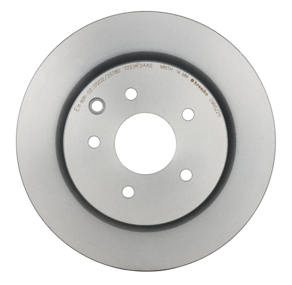 PRIME UV Coated Rear Disc Brake Rotor - 09.B522.11_07