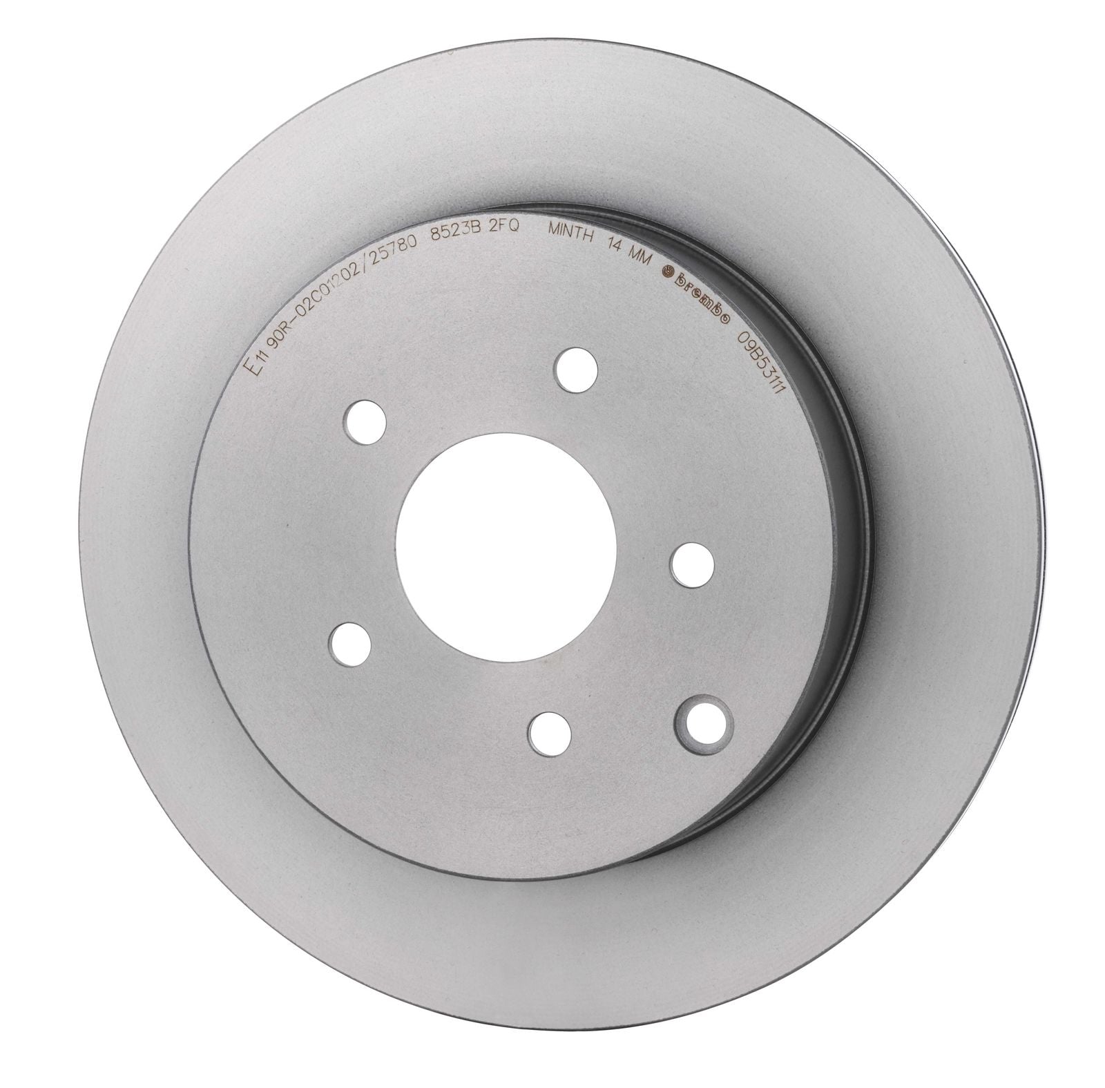 PRIME UV Coated Rear Disc Brake Rotor - 09.B531.11_09