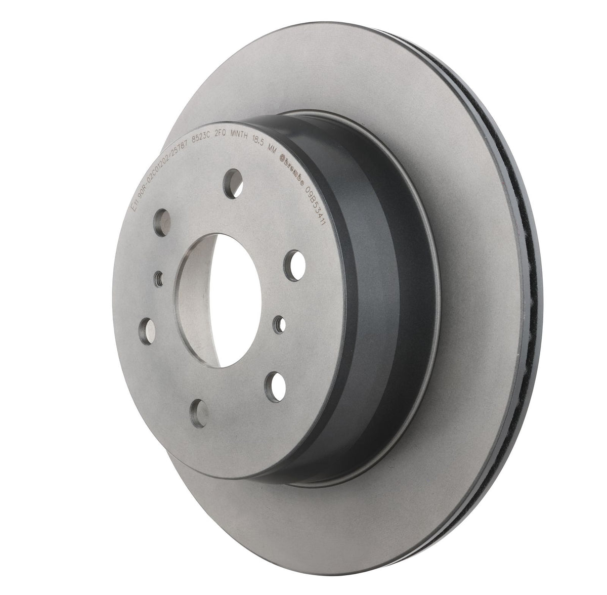 PRIME UV Coated Rear Disc Brake Rotor - 09.B534.11_09