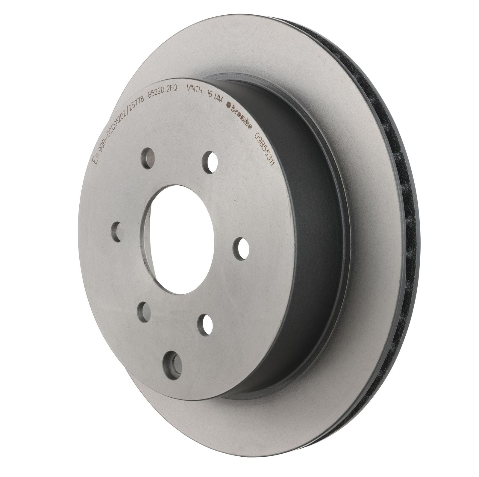 PRIME UV Coated Rear Disc Brake Rotor - 09.B553.11_05