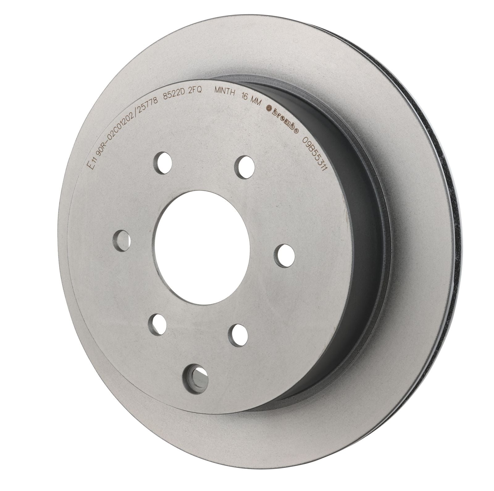 PRIME UV Coated Rear Disc Brake Rotor - 09.B553.11_04