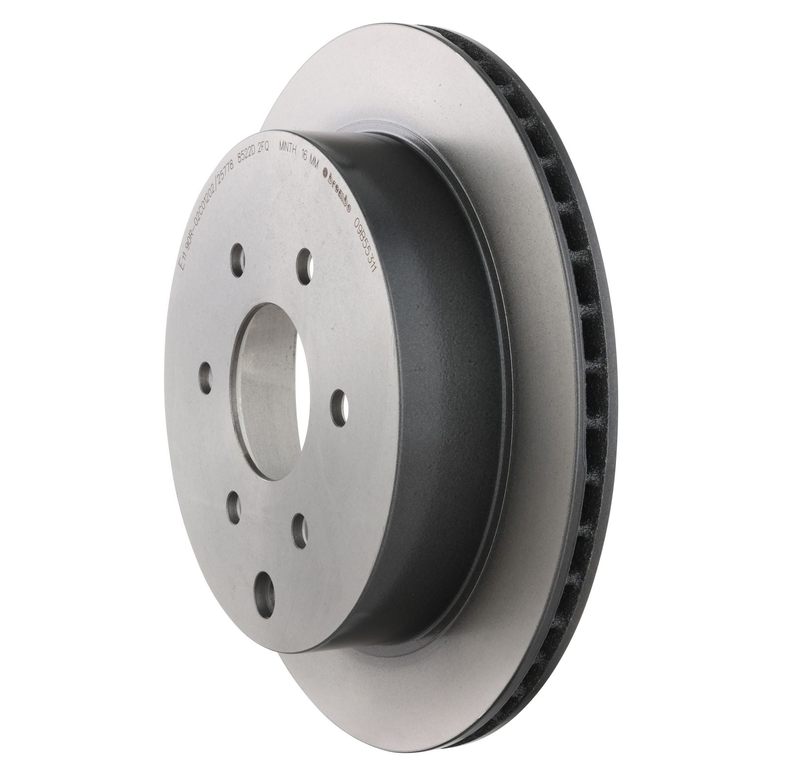 PRIME UV Coated Rear Disc Brake Rotor - 09.B553.11_06