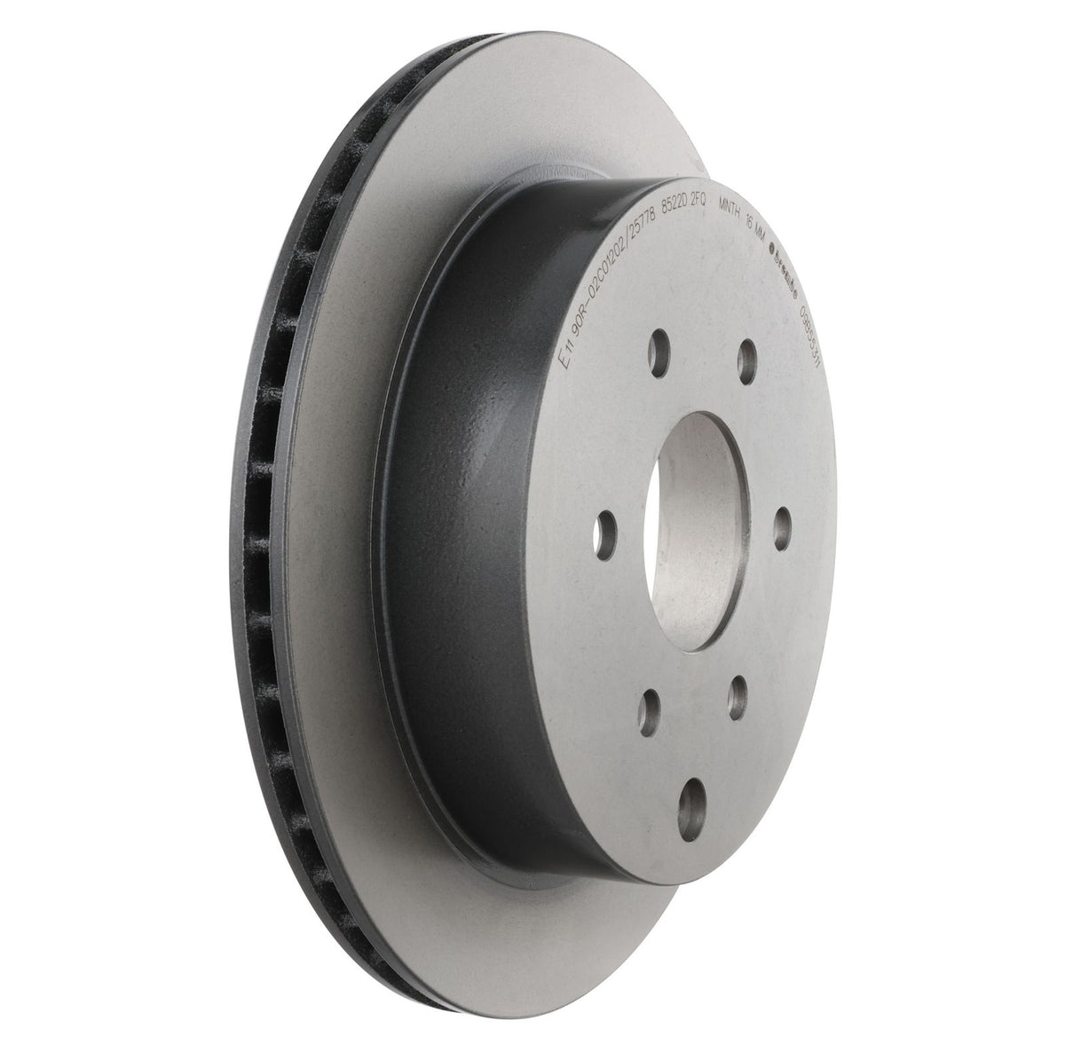 PRIME UV Coated Rear Disc Brake Rotor - 09.B553.11_22