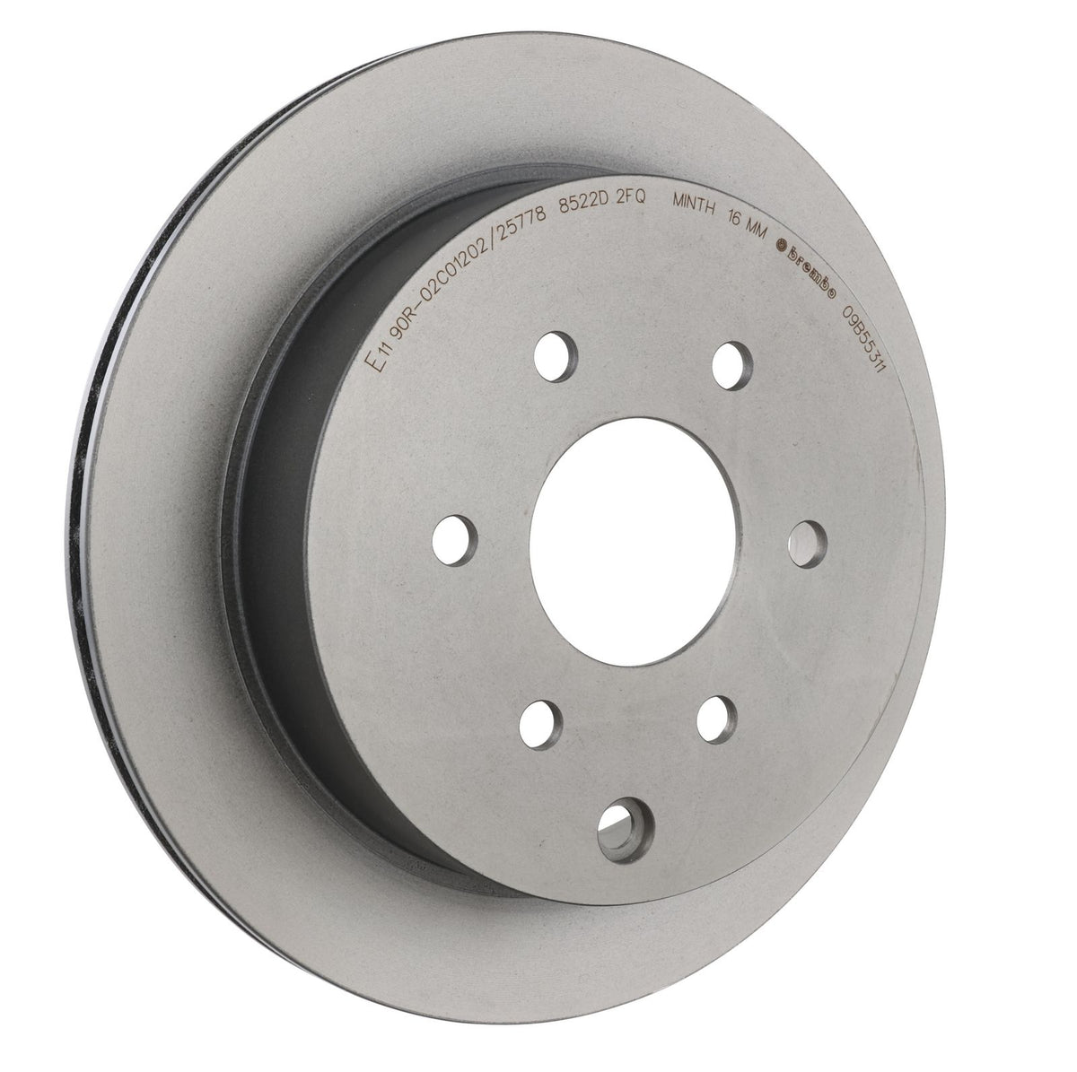 PRIME UV Coated Rear Disc Brake Rotor - 09.B553.11_24